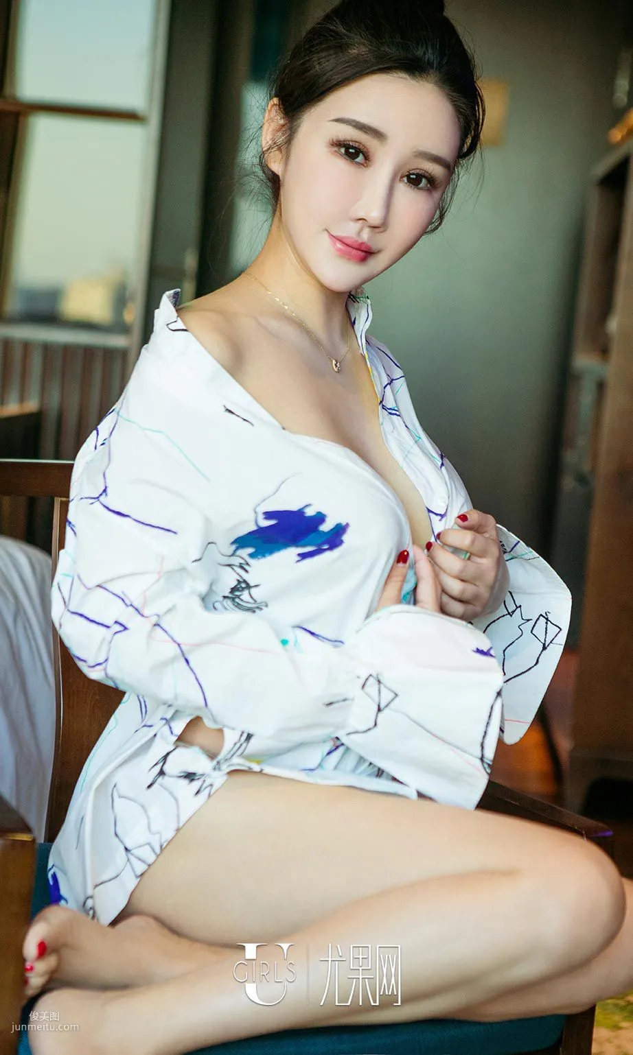 Helian Luna, Elegant Bun [Ugirls App] No.642 Photo Set photo 8