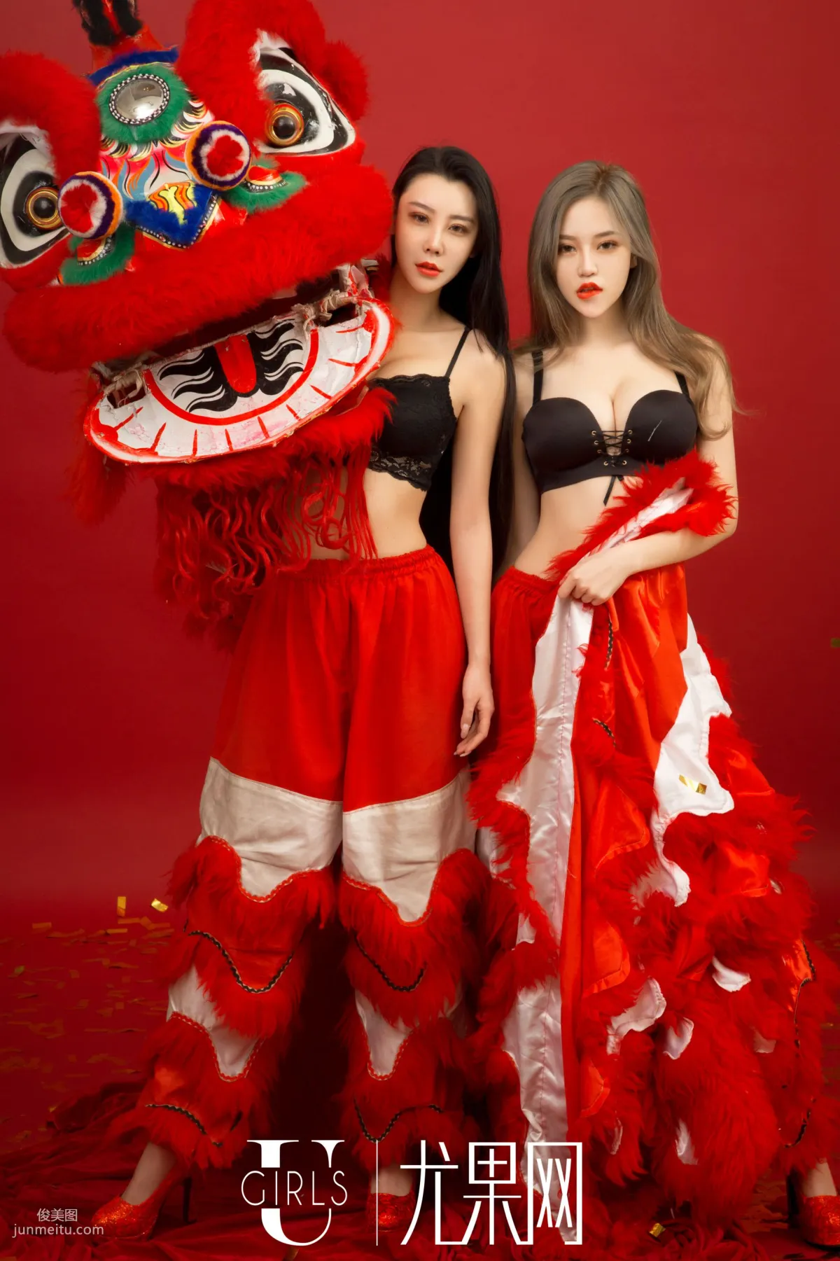 [Ugirls] U245 Ning Ran, Mikka, Shi Shi, Auspicious Rooster New Year Theme Photo Shoot photo 3