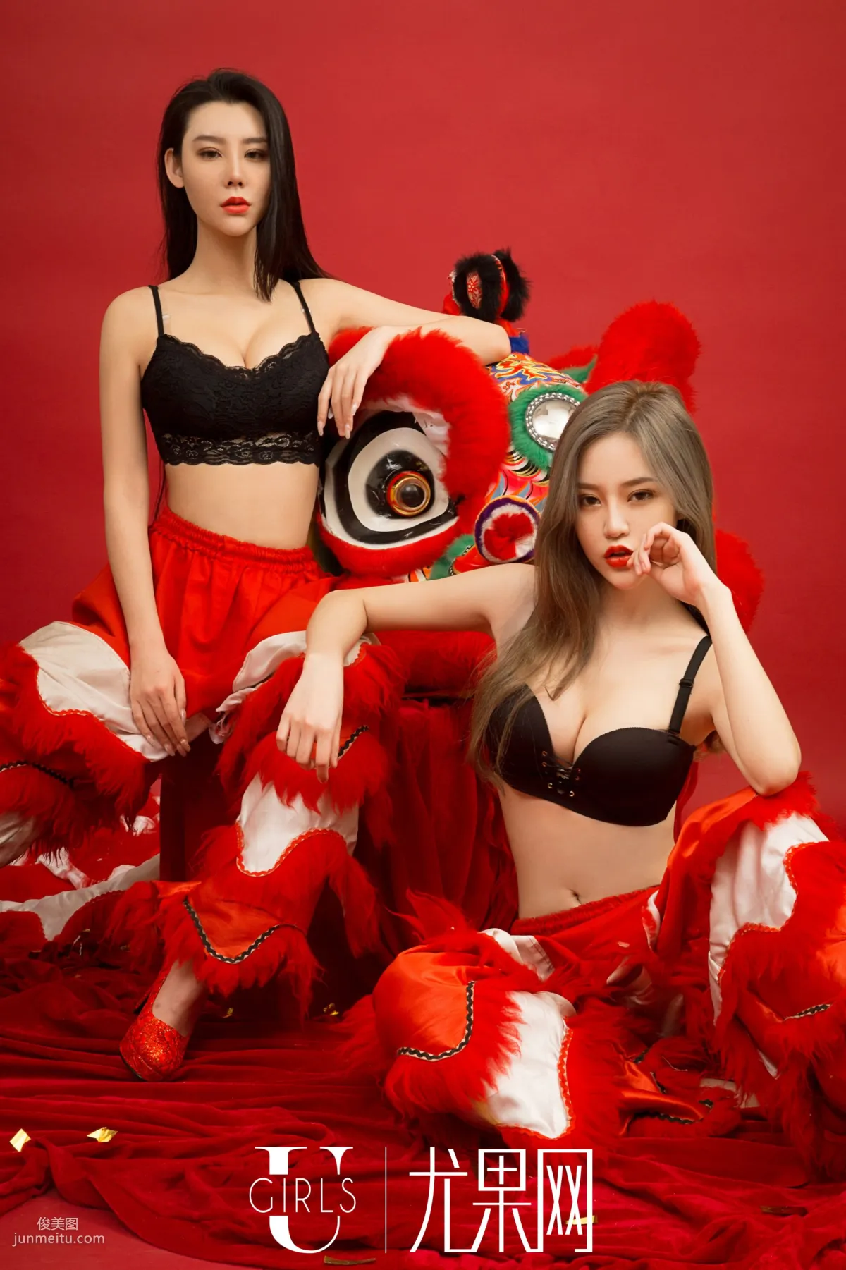 [Ugirls] U245 Ning Ran, Mikka, Shi Shi, Auspicious Rooster New Year Theme Photo Shoot photo 6