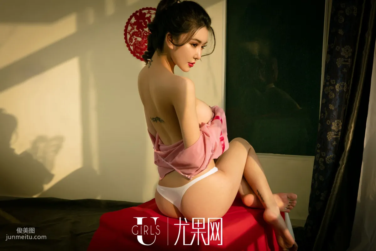 [Ugirls] U245 Ning Ran, Mikka, Shi Shi, Auspicious Rooster New Year Theme Photo Shoot photo 35