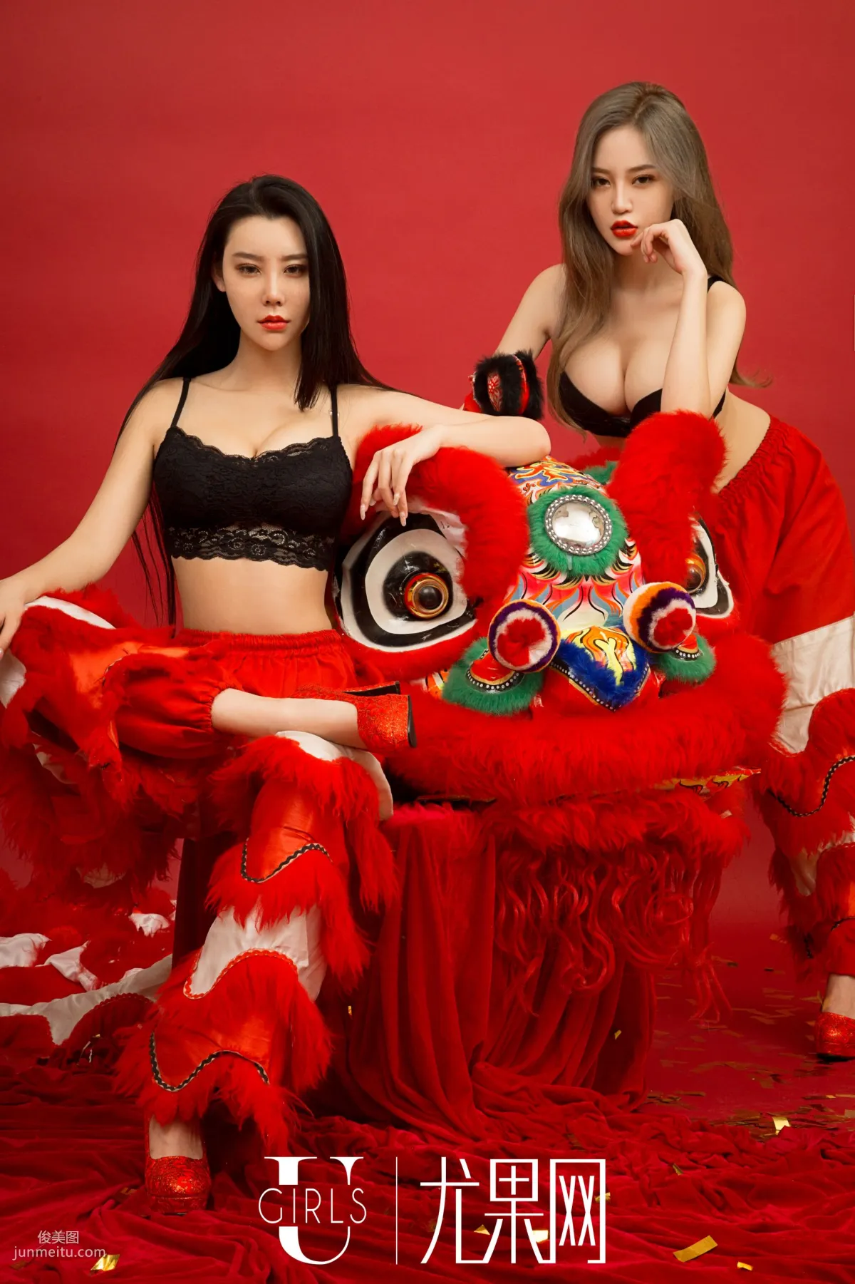 [Ugirls] U245 Ning Ran, Mikka, Shi Shi, Auspicious Rooster New Year Theme Photo Shoot photo 7