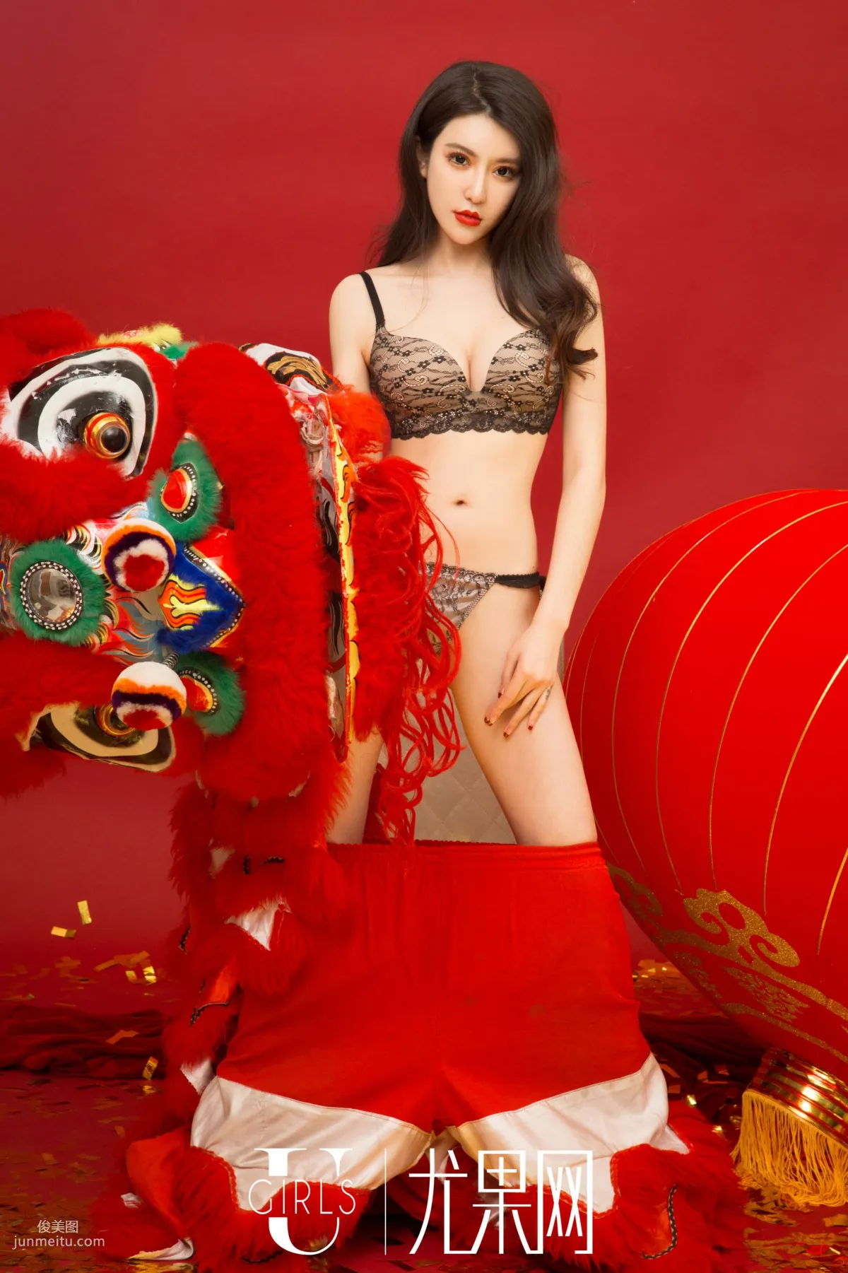 [Ugirls] U245 Ning Ran, Mikka, Shi Shi, Auspicious Rooster New Year Theme Photo Shoot photo 18