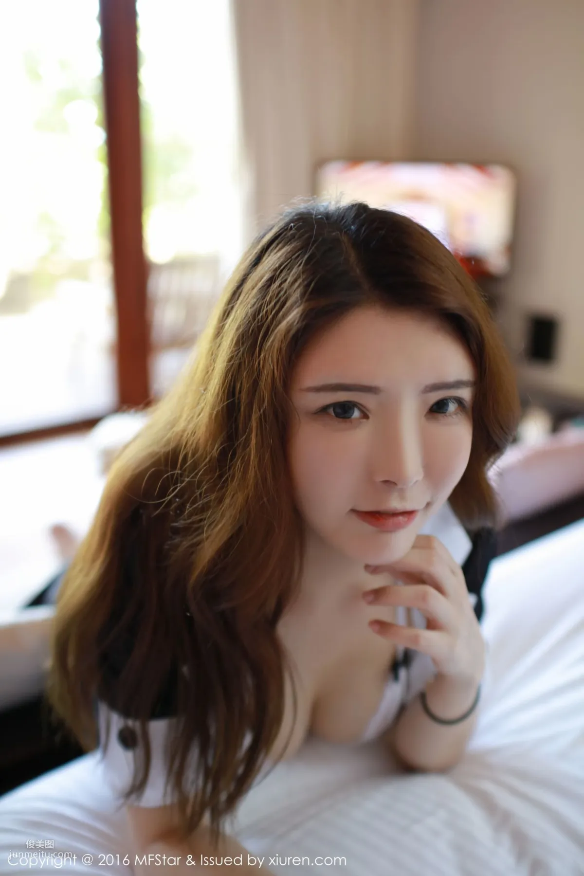 Xia Xiaoqiu, Maldives Travel Shoot, Uniform + Square Bikini + Sexy Lingerie [MFStar] Vol.050 Photo Set photo 18