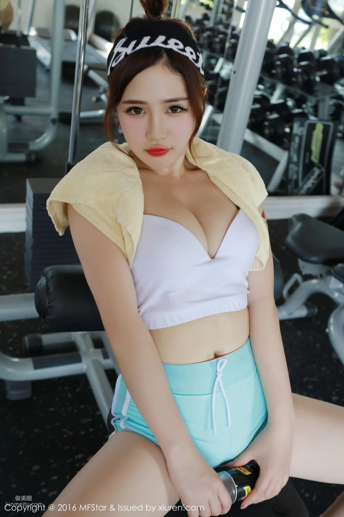 Xu cake Maldives Travel Shoot Sporty Swimsuit + Pikachu Bikini [MFStar] Vol.056 Photo Set photo 4