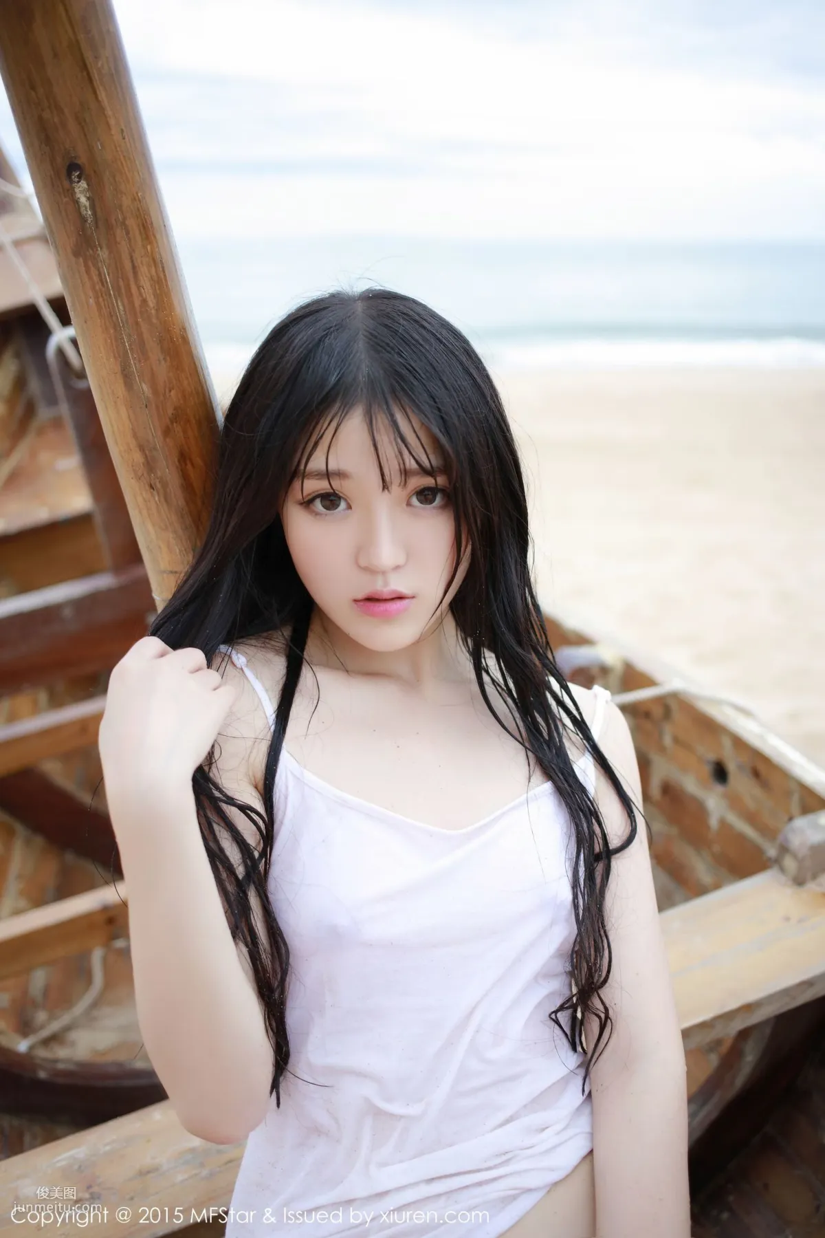 Yi Xiaoqi MoMo, Sexy Wet Travel Shoot [MFStar] Vol.029 Photo Set photo 9