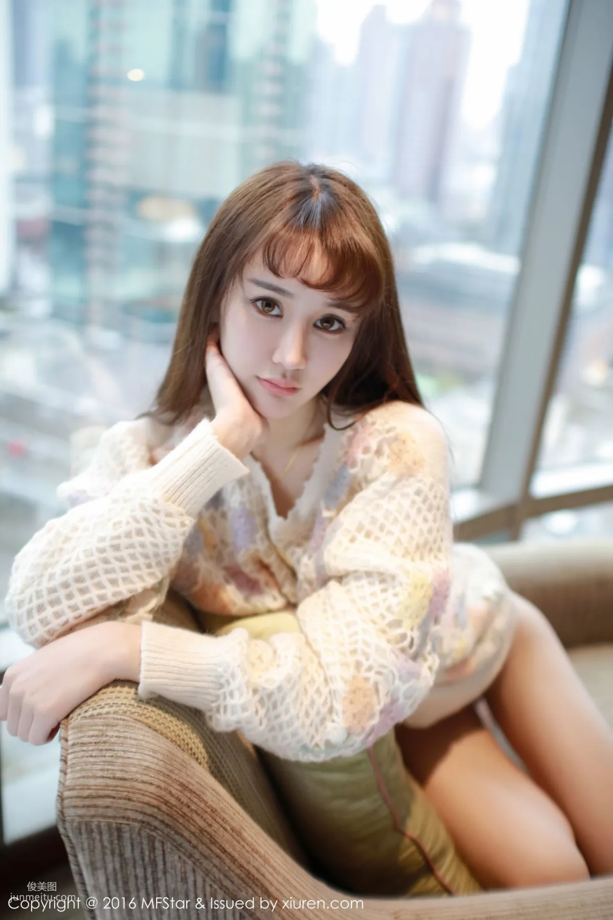 Cheryl Qingshu, School Swimsuit and Sexy Knitwear [MFStar] Vol.045 Photo Set photo 34