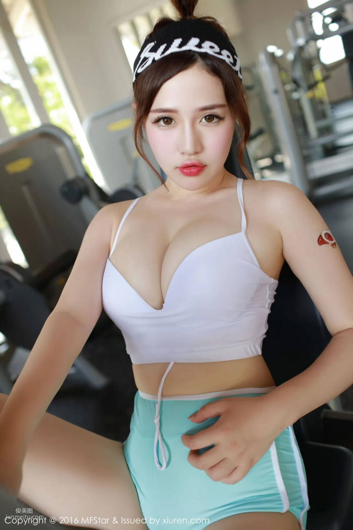 Xu cake Maldives Travel Shoot Sporty Swimsuit + Pikachu Bikini [MFStar] Vol.056 Photo Set photo 13