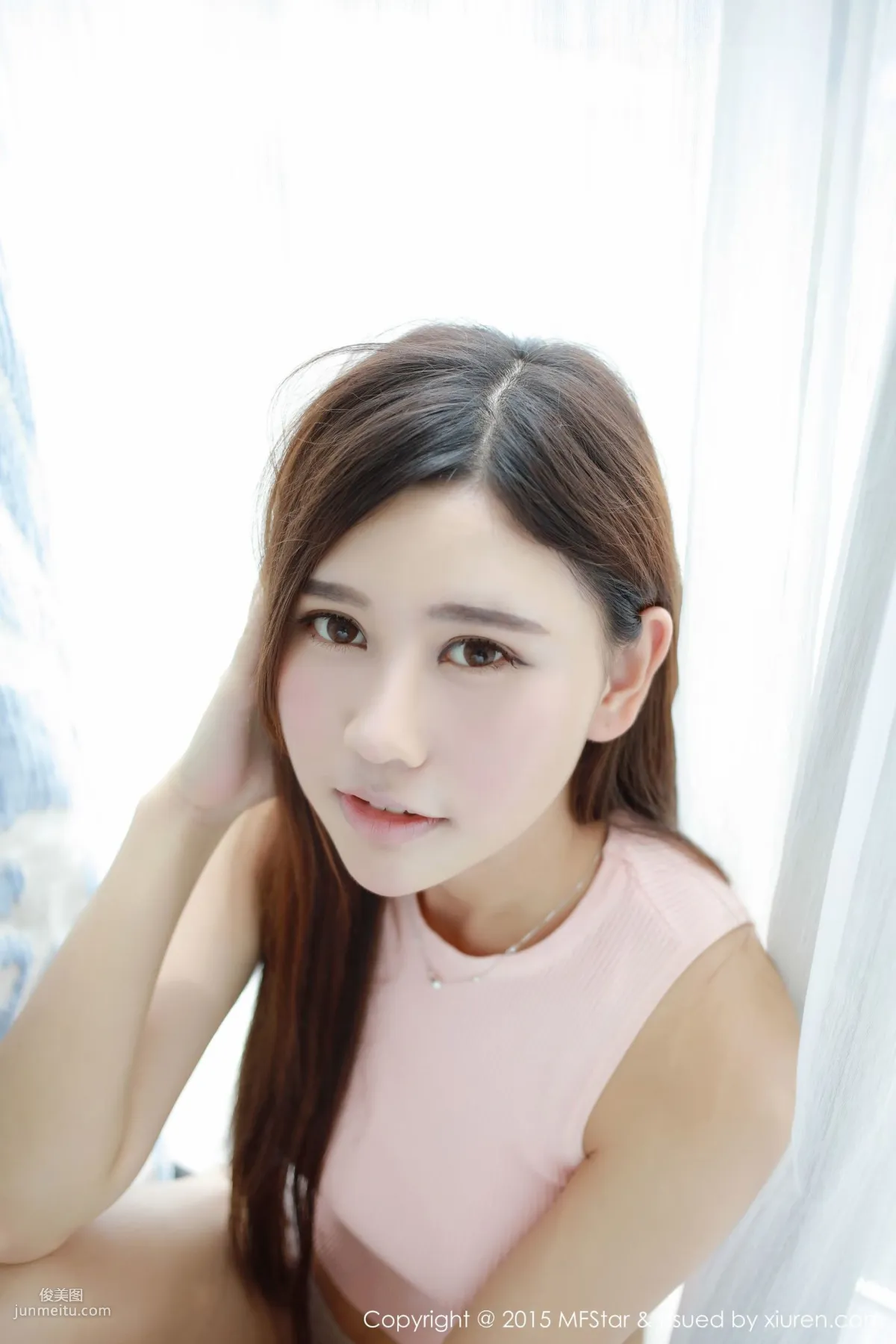 Milk Chuchu "Sexy Camisole + Maid Series" [MFStar] Vol.018 Photo Set photo 26