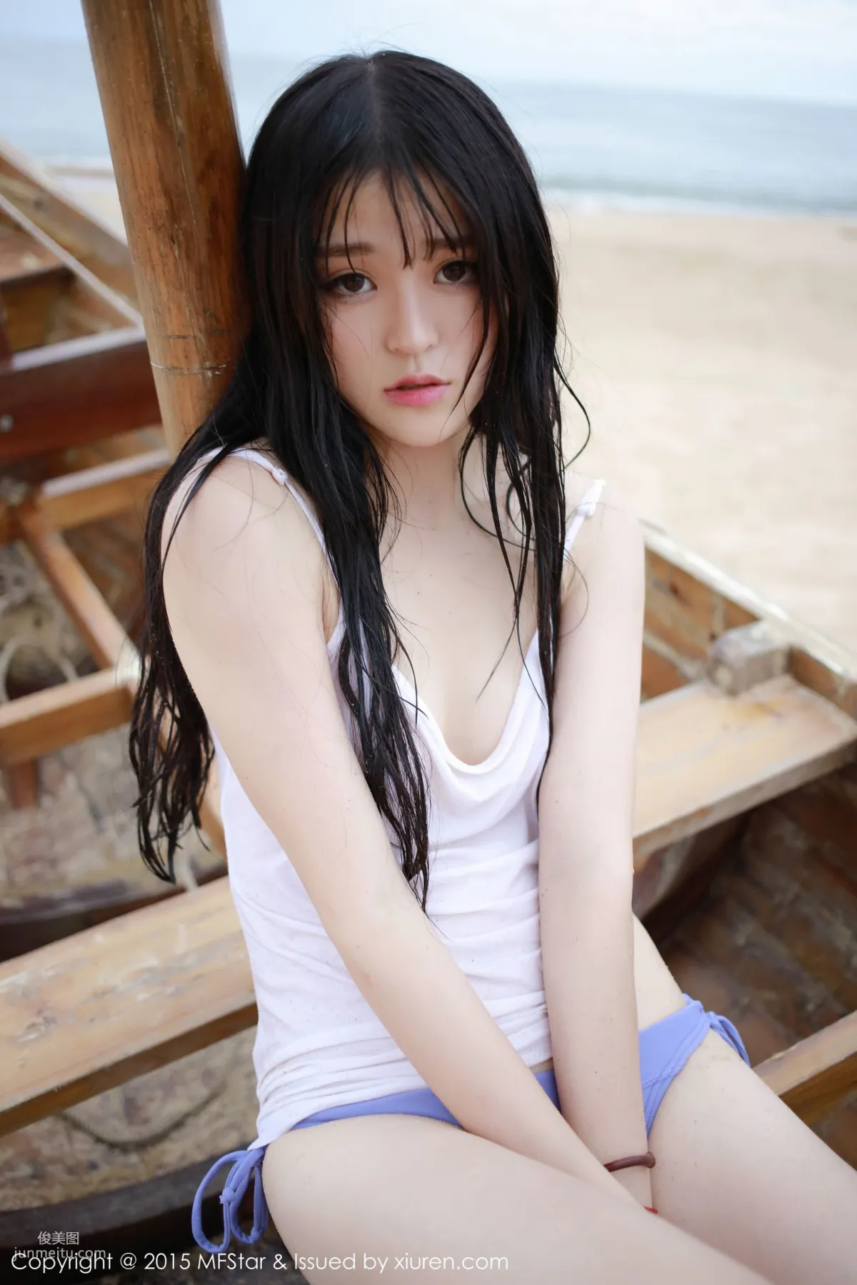 Yi Xiaoqi MoMo, Sexy Wet Travel Shoot [MFStar] Vol.029 Photo Set photo 11