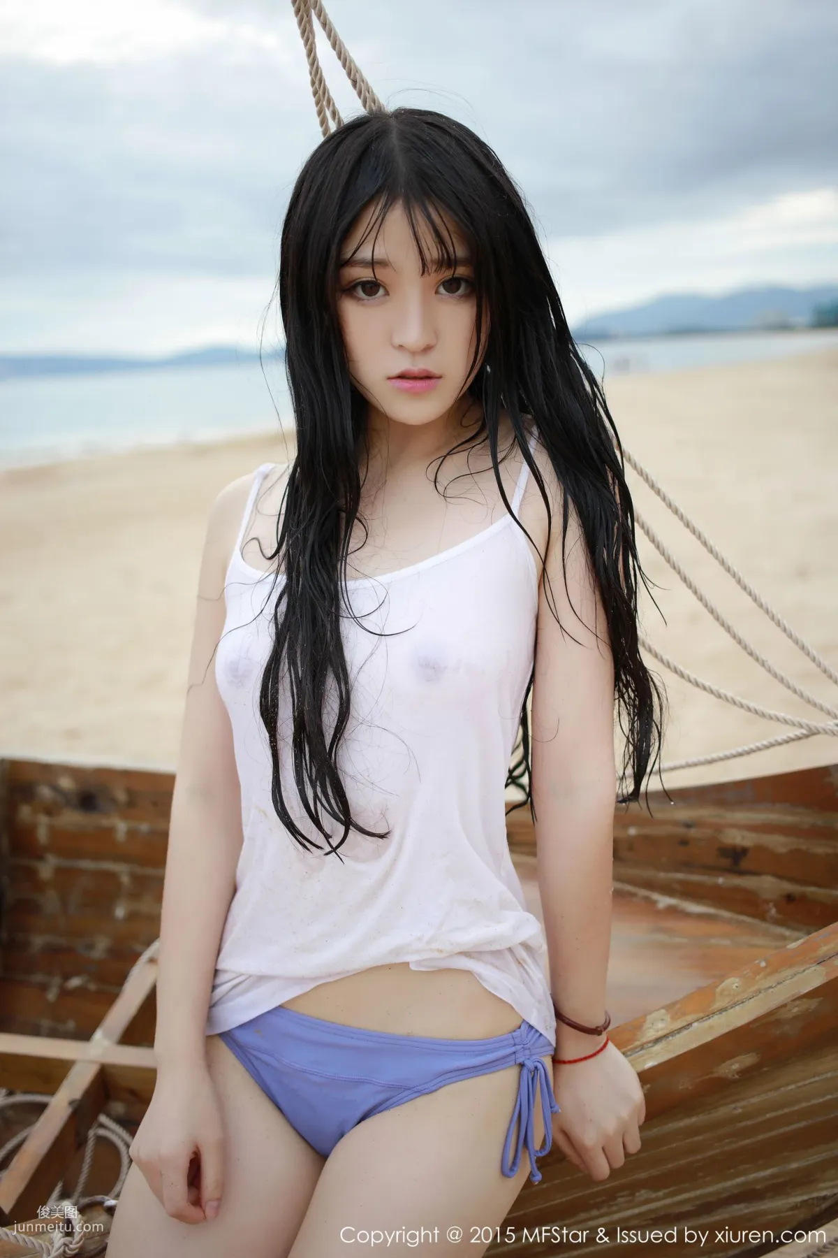Yi Xiaoqi MoMo, Sexy Wet Travel Shoot [MFStar] Vol.029 Photo Set photo 6