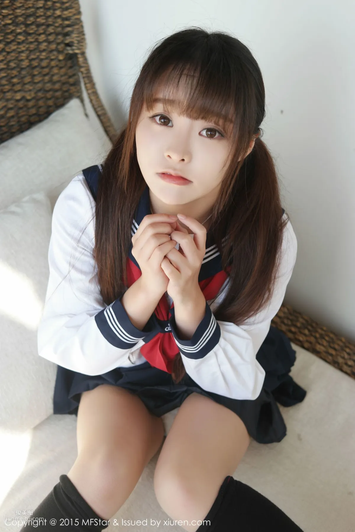 Liu Youqi Sevenbaby 'Dali Travel Shoot' Sailor Uniform Seductive Girl [MFStar] Vol.002 Photo Set photo 14