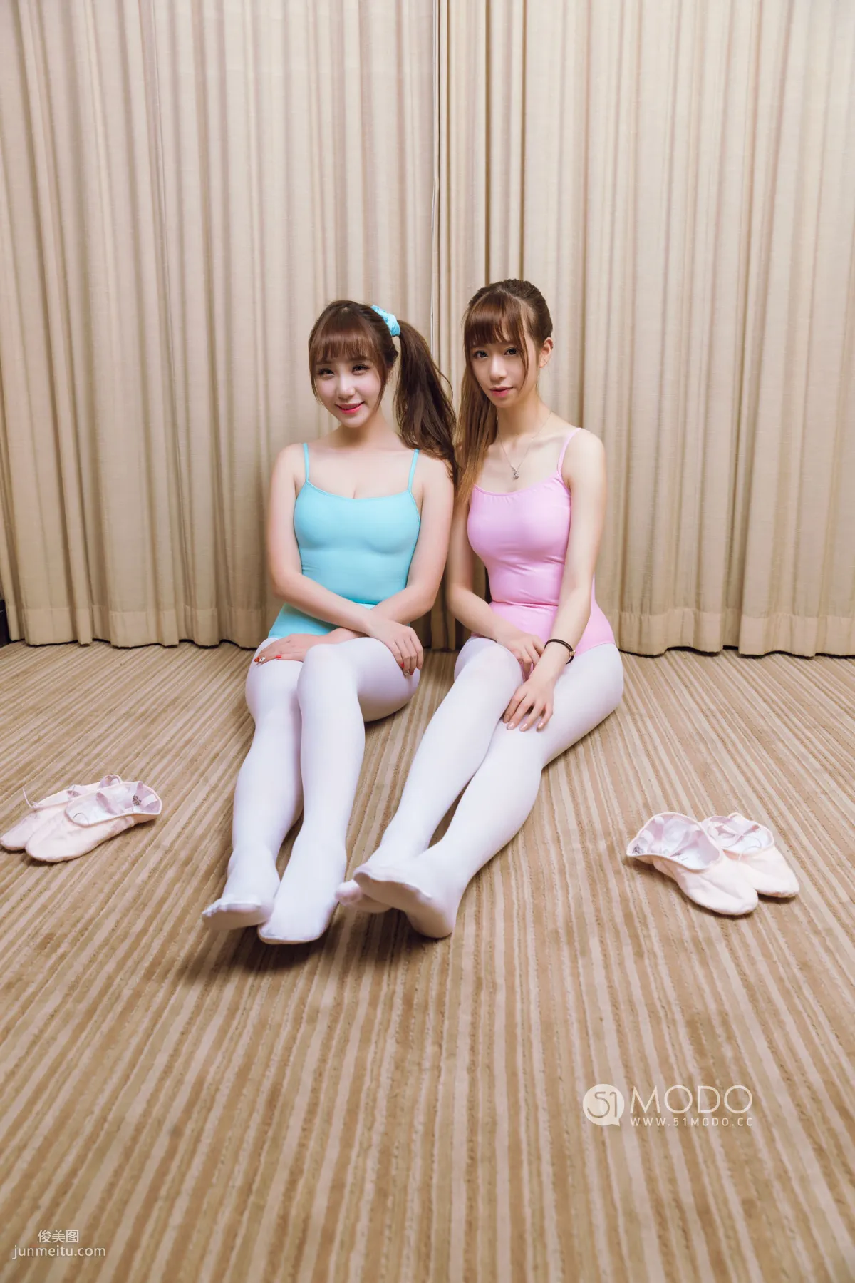 Two Cute Ballet Gymnastics Goddesses [51MODO Magazine] VOL.002 Photo Set photo 13