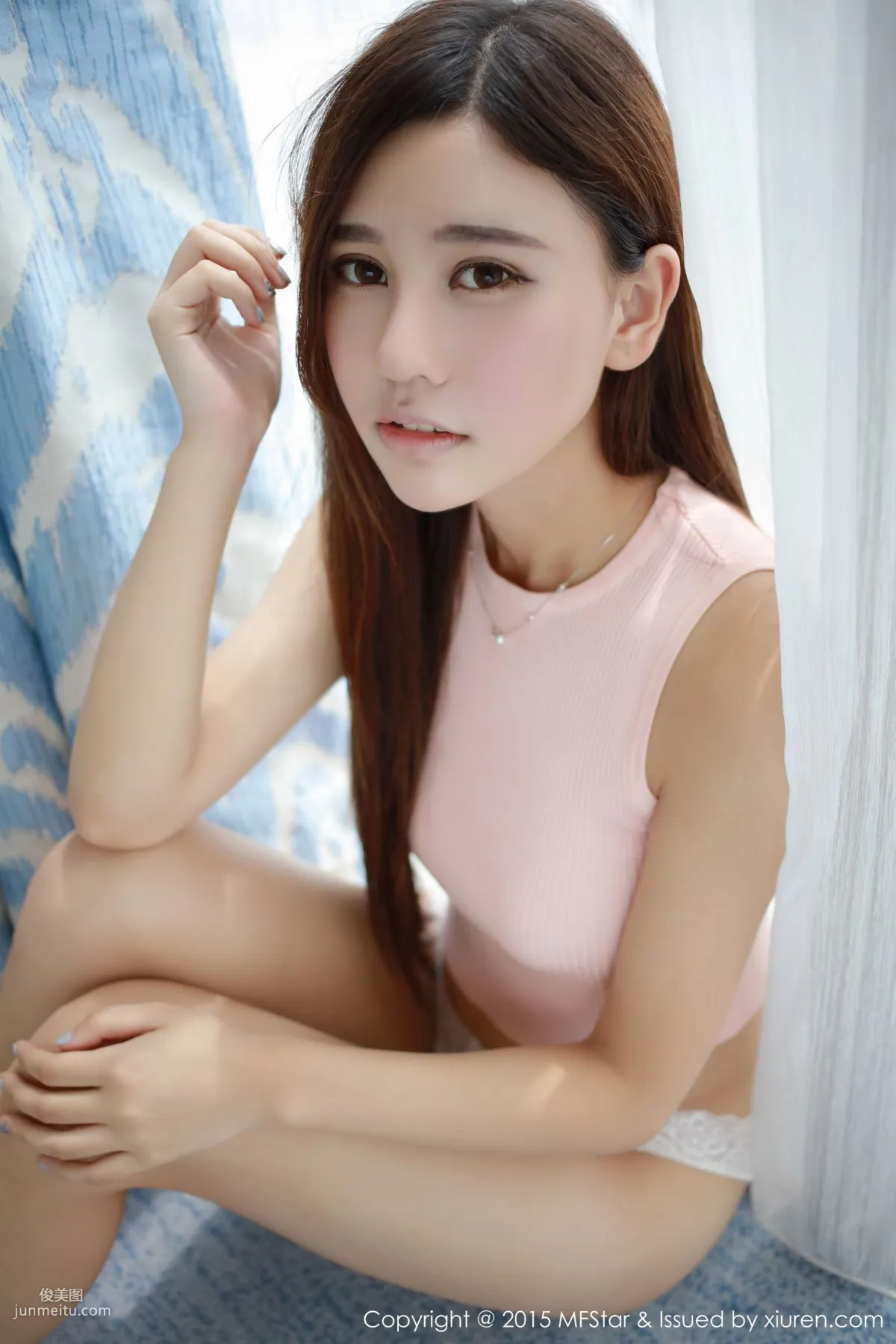 Milk Chuchu "Sexy Camisole + Maid Series" [MFStar] Vol.018 Photo Set photo 25