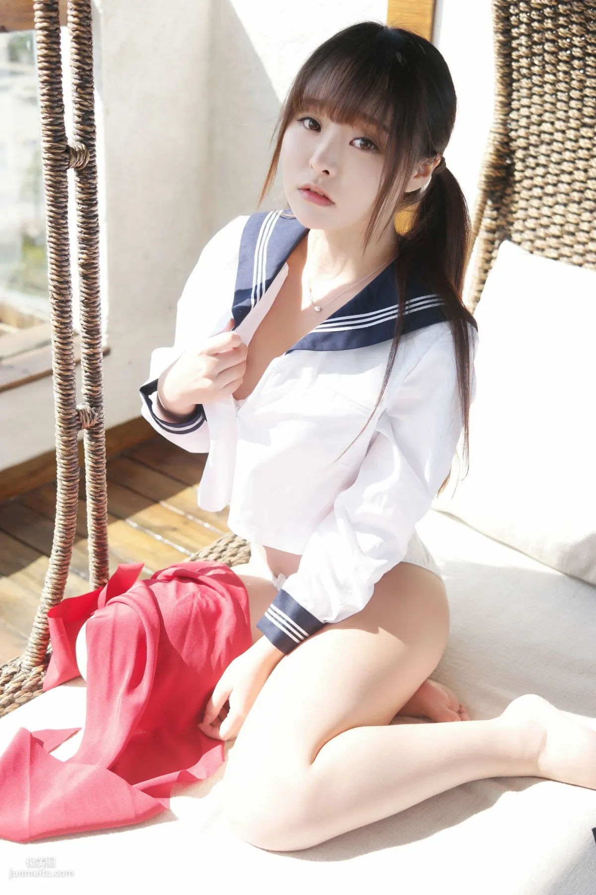 Liu Youqi Sevenbaby 'Dali Travel Shoot' Sailor Uniform Seductive Girl [MFStar] Vol.002 Photo Set photo 25