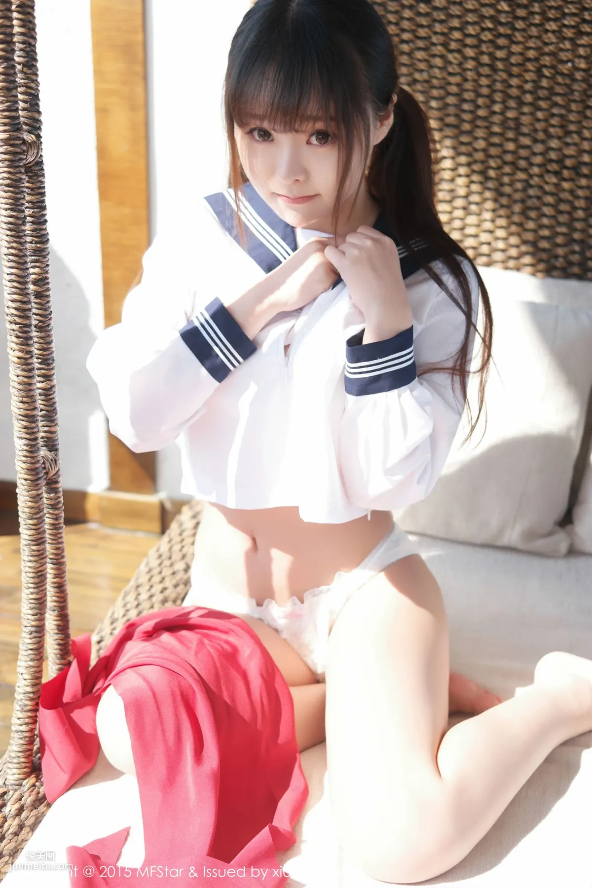 Liu Youqi Sevenbaby 'Dali Travel Shoot' Sailor Uniform Seductive Girl [MFStar] Vol.002 Photo Set photo 24