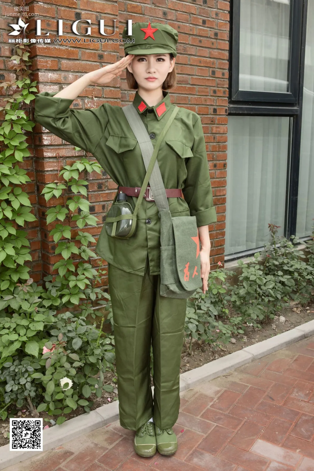AMY《民国女兵》 [丽柜] 写真集32