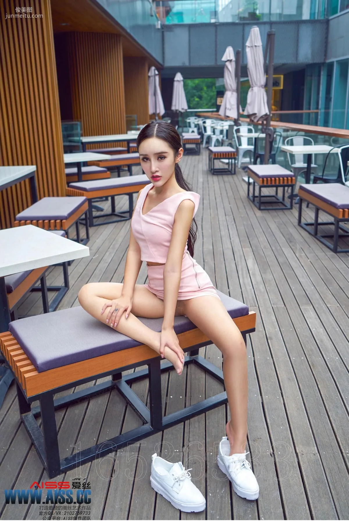 欣杨《街角美人》 [AISS爱丝] F6034 写真集116