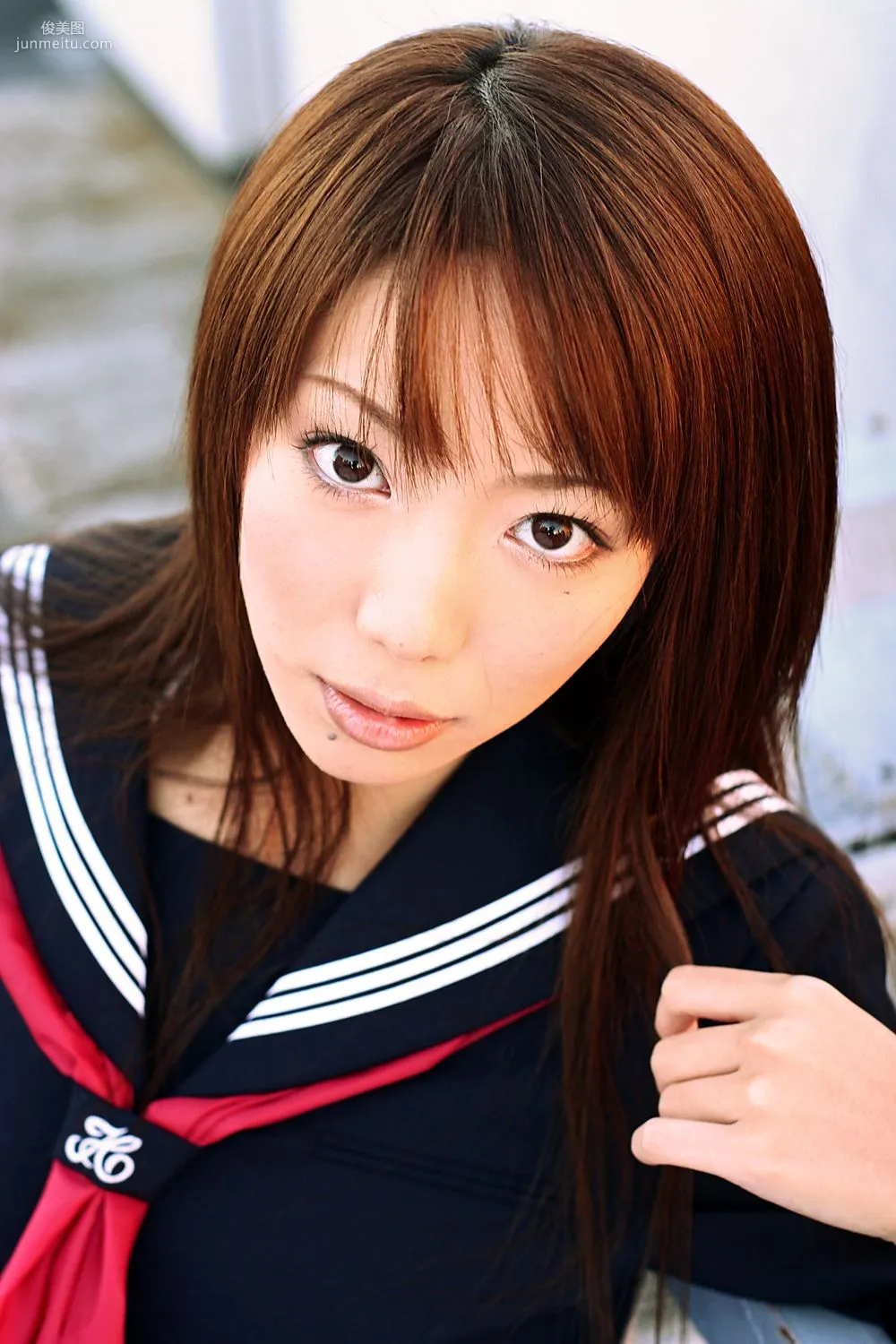 [DGC] NO.377 Yuna Harukawa, Uniform Beautiful Girl Paradise, Photo Set photo 9