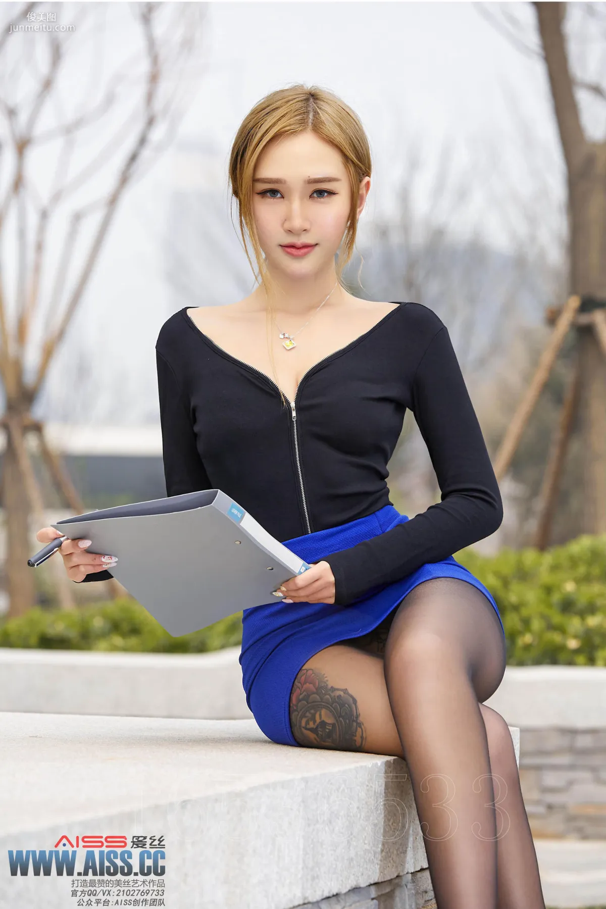Xinyang Kitty 'Street Little Secretary' (Part 1) [AISS] F6020 Diamond Edition Photo Set photo 13