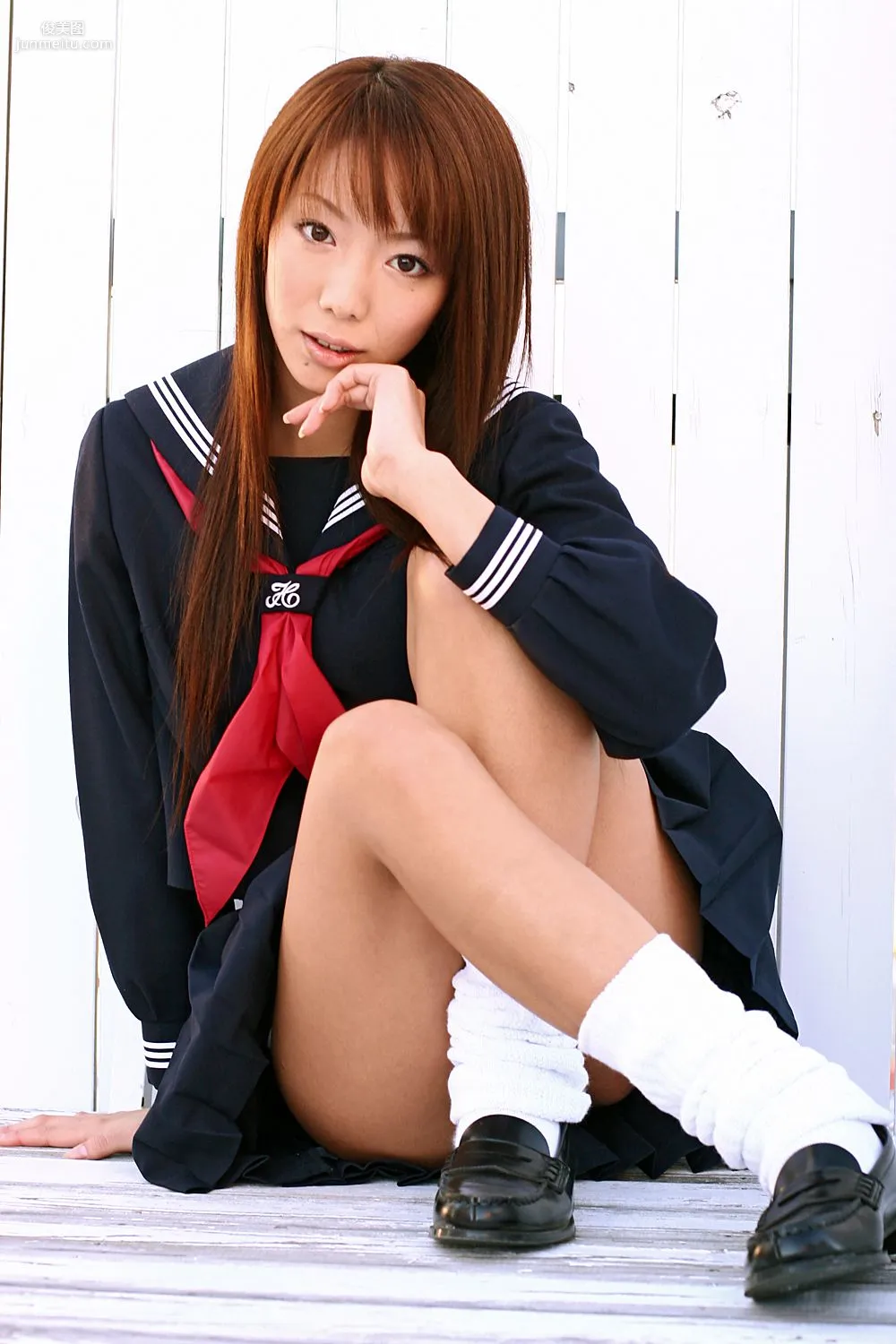 [DGC] NO.377 Yuna Harukawa, Uniform Beautiful Girl Paradise, Photo Set photo 6