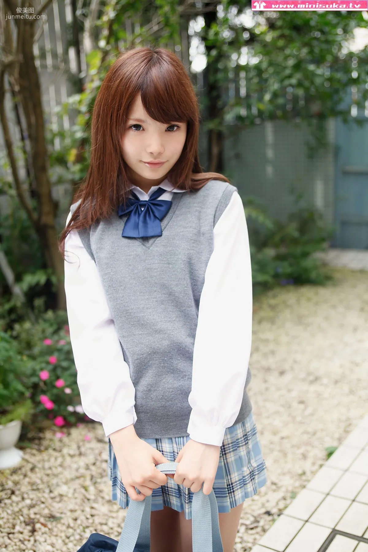 佐藤愛美 Manami Sato [Minisuka.tv] 现役女子高生 写真集1
