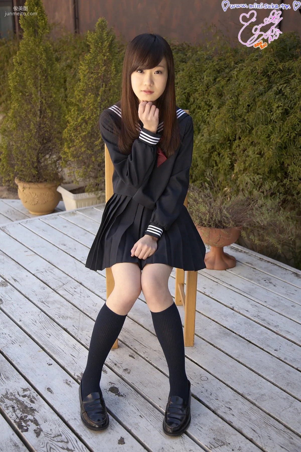 [Minisuka.tv] 結城夏那 第十部 現役女子高生 寫真集 45