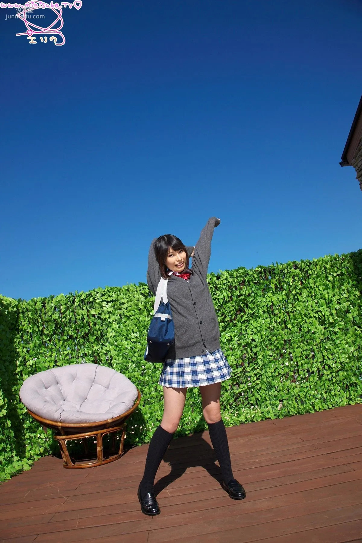 壽エリカ/壽繪裡香 Erika 現役女子高生 [Minisuka.tv] 寫真集 86