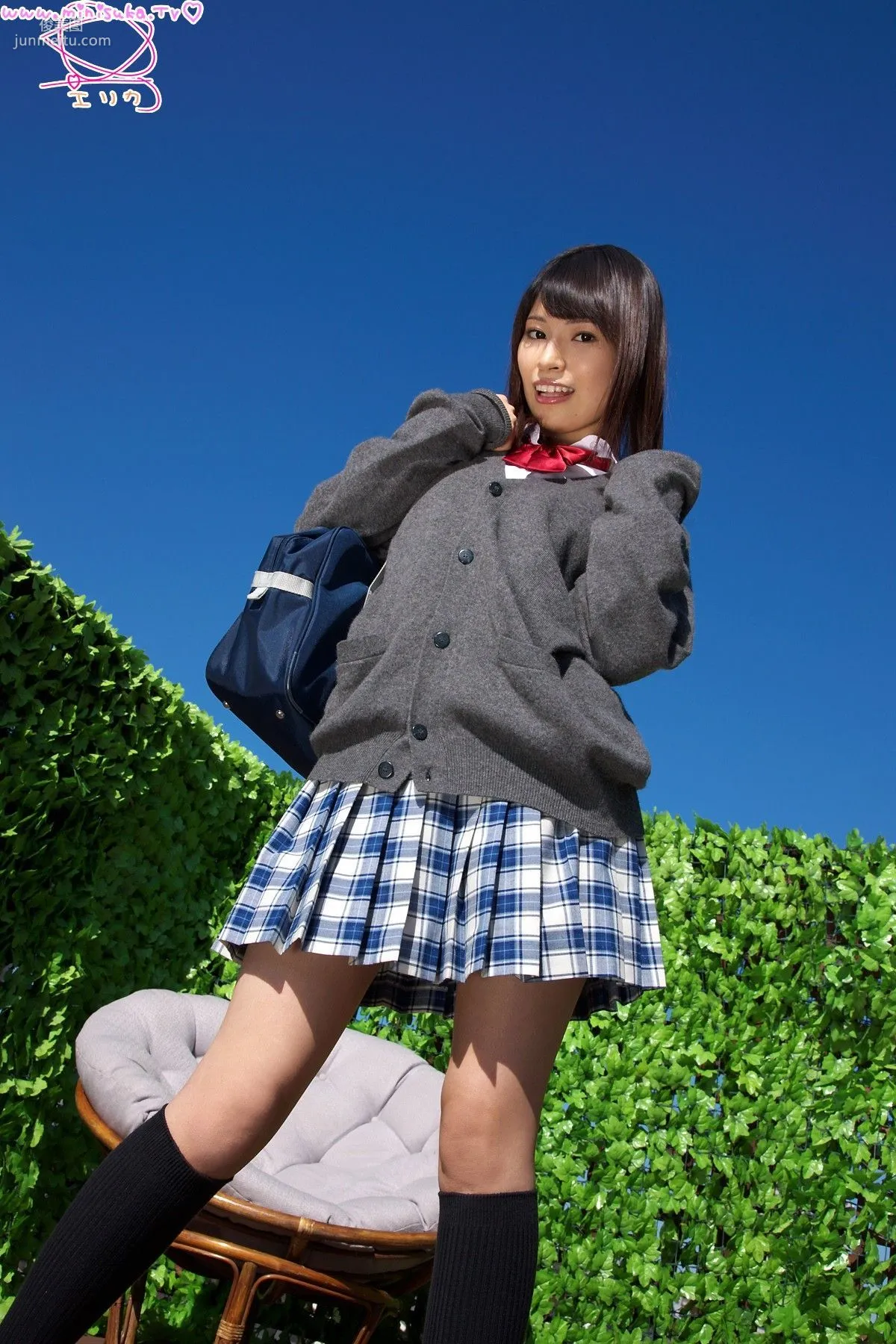 壽エリカ/壽繪裡香 Erika 現役女子高生 [Minisuka.tv] 寫真集 15