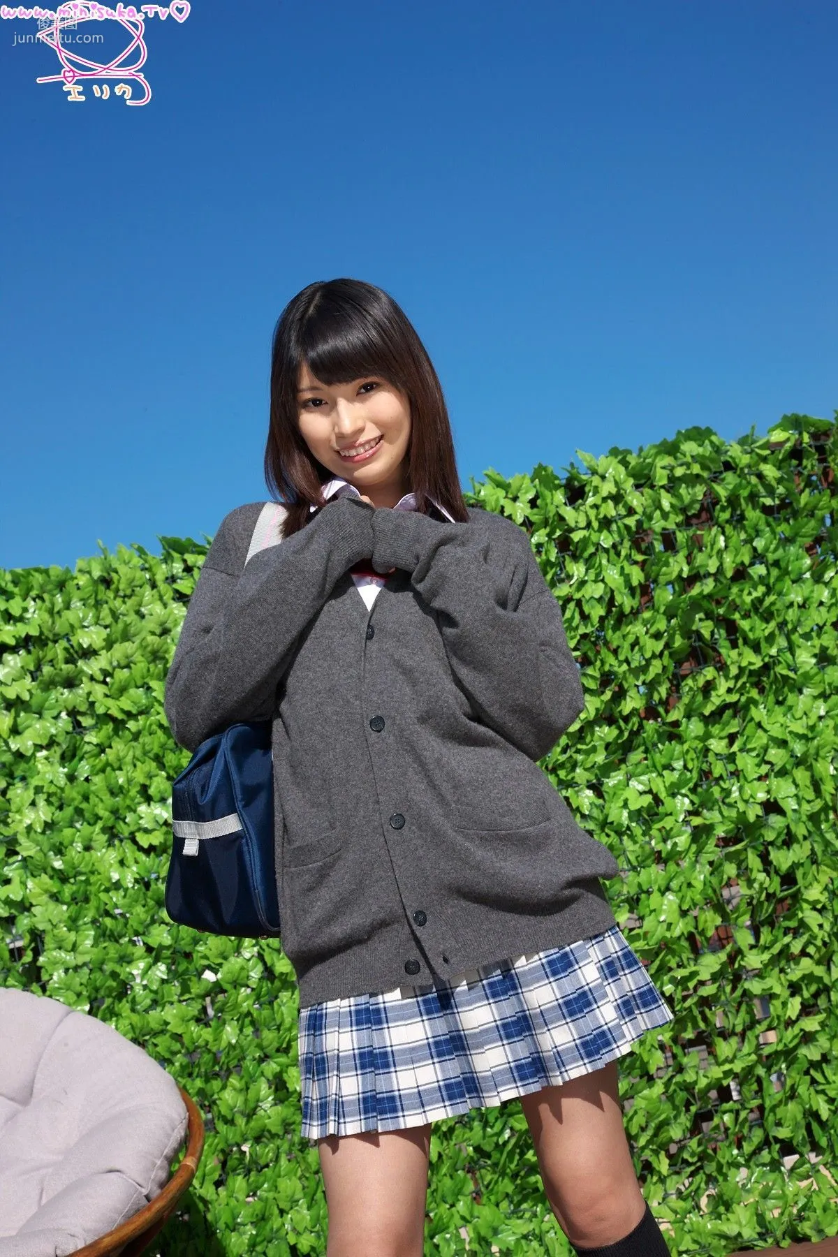 壽エリカ/壽繪裡香 Erika 現役女子高生 [Minisuka.tv] 寫真集 75