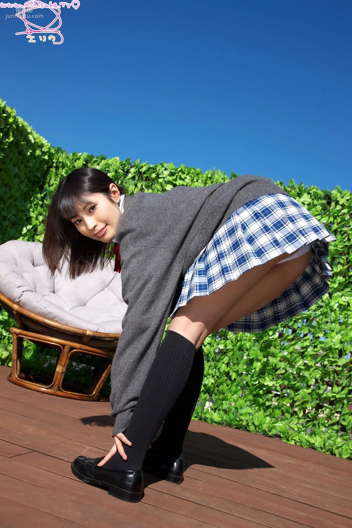 壽エリカ/壽繪裡香 Erika 現役女子高生 [Minisuka.tv] 寫真集 11