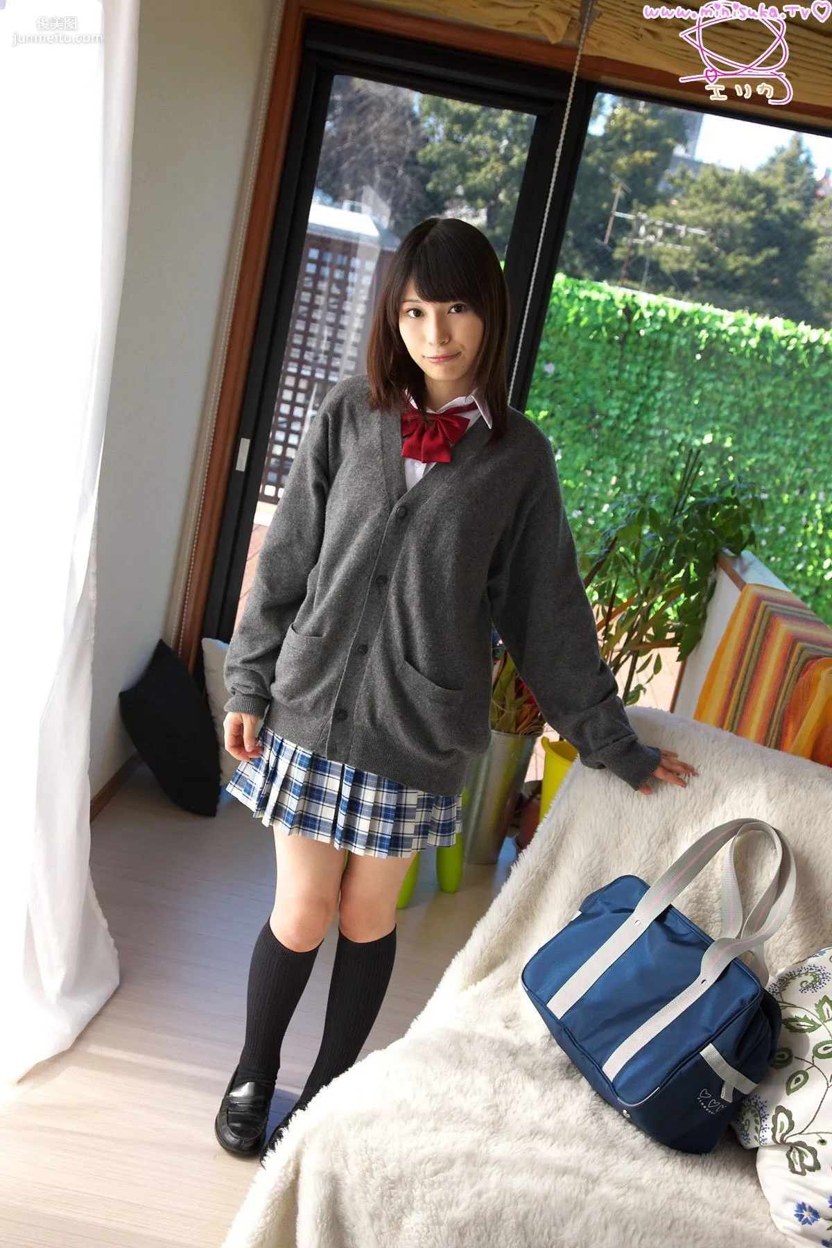 壽エリカ/壽繪裡香 Erika 現役女子高生 [Minisuka.tv] 寫真集 19