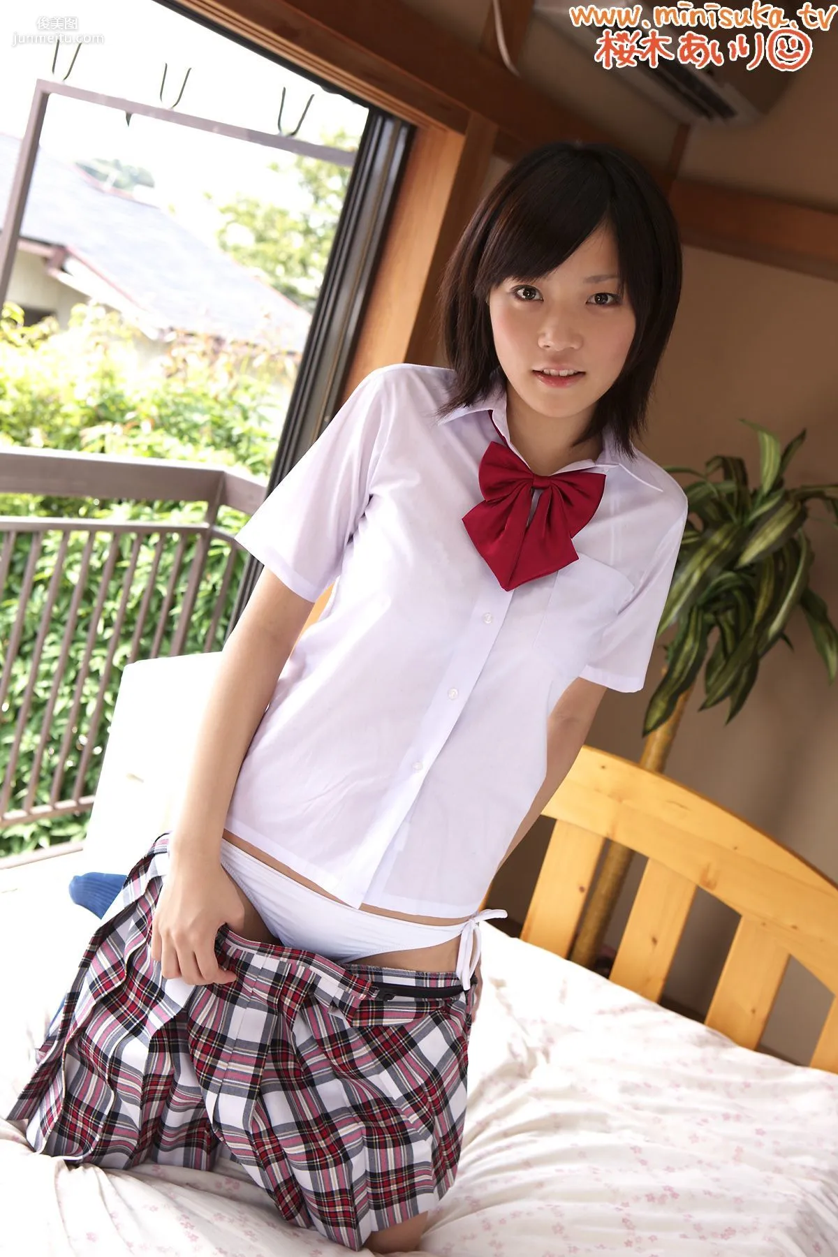 桜木あいり Airi Sakuragi 現役女子高生 [Minisuka.tv] Regular Gallery 寫真集 46