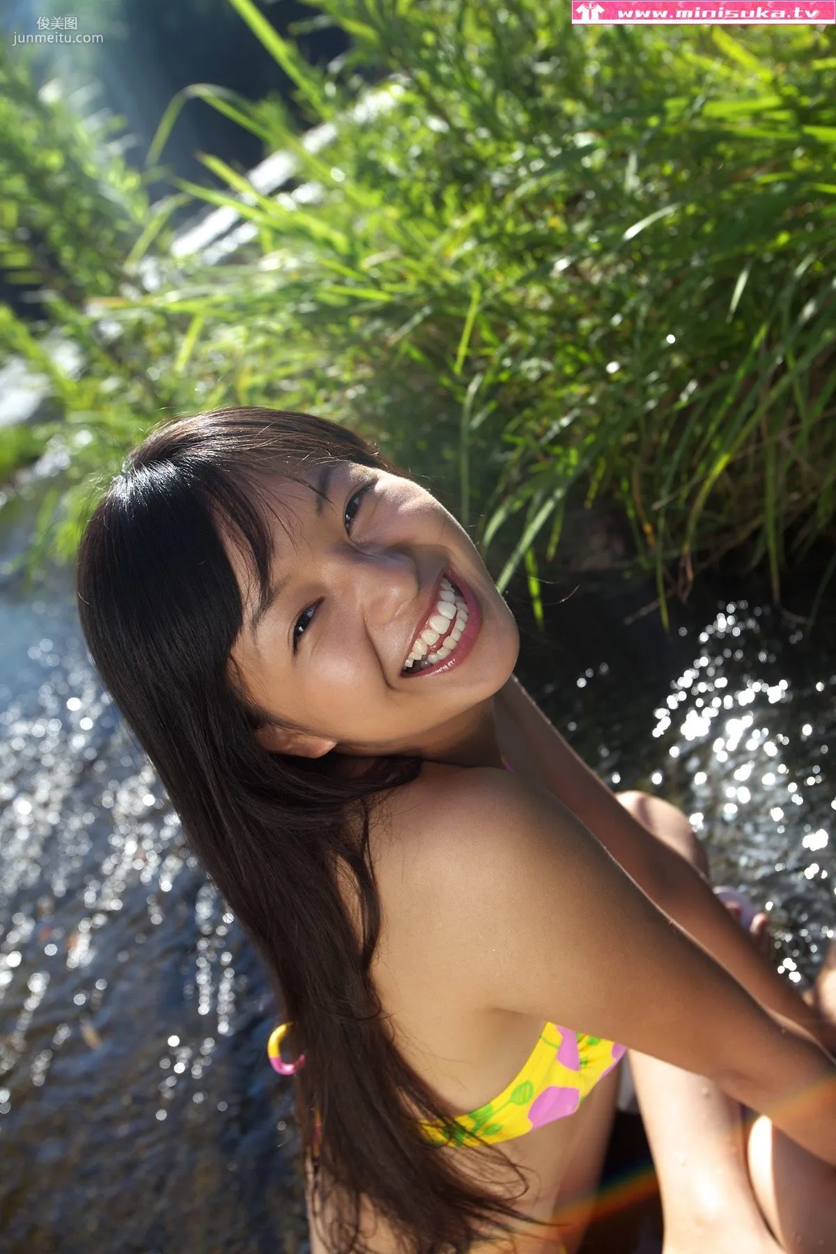 山中真由美 第三部 現役女子高生 [Minisuka.tv] 寫真集 35