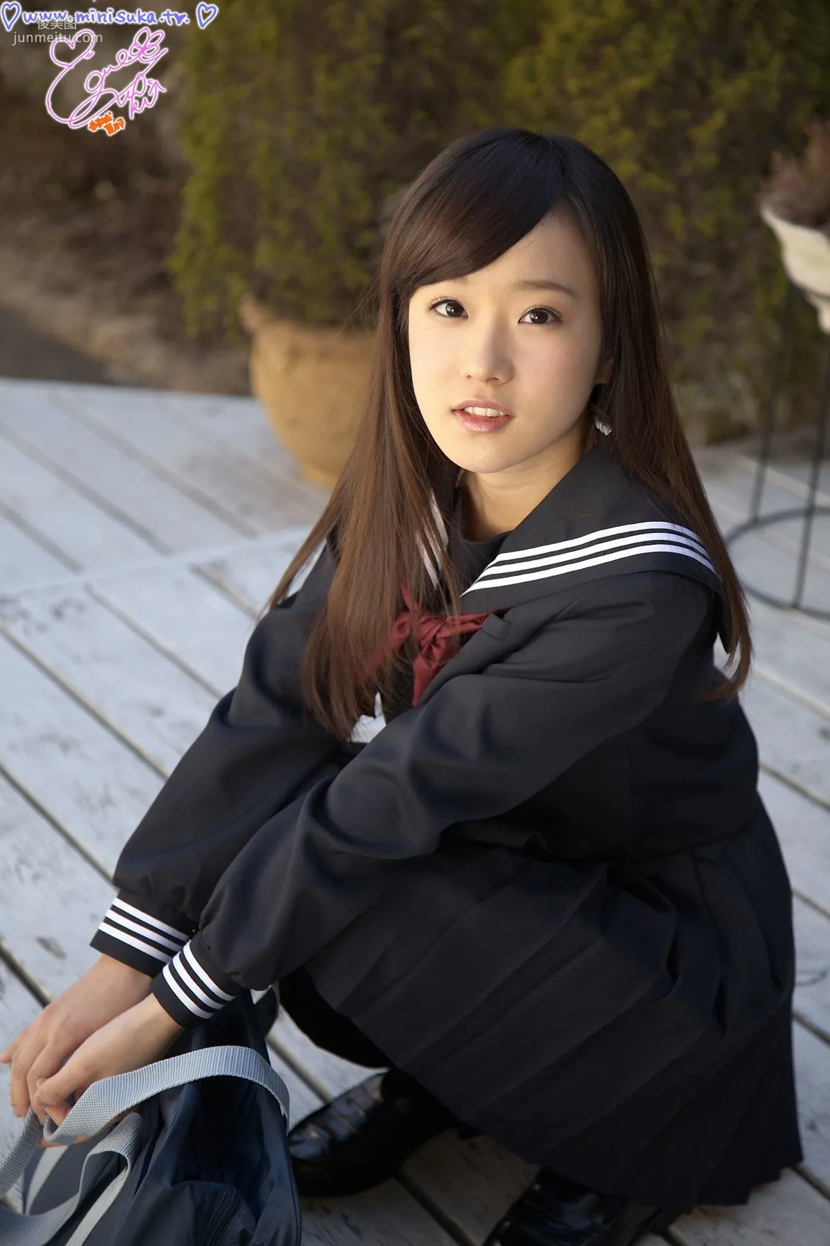 [Minisuka.tv] 結城夏那 第十部 現役女子高生 寫真集 75