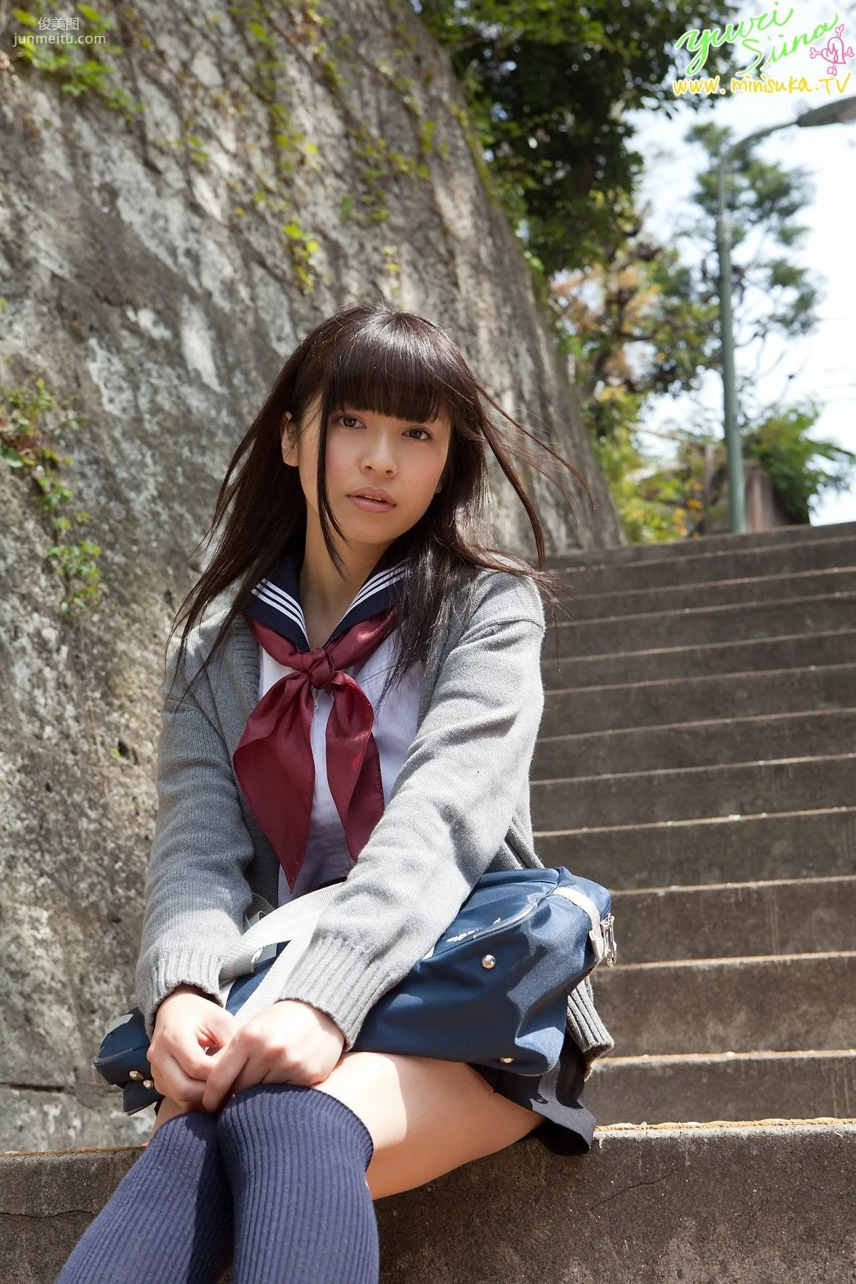 椎名遊莉 Yuuri Shiina 現役女子高生 [Minisuka.tv] 寫真集 17