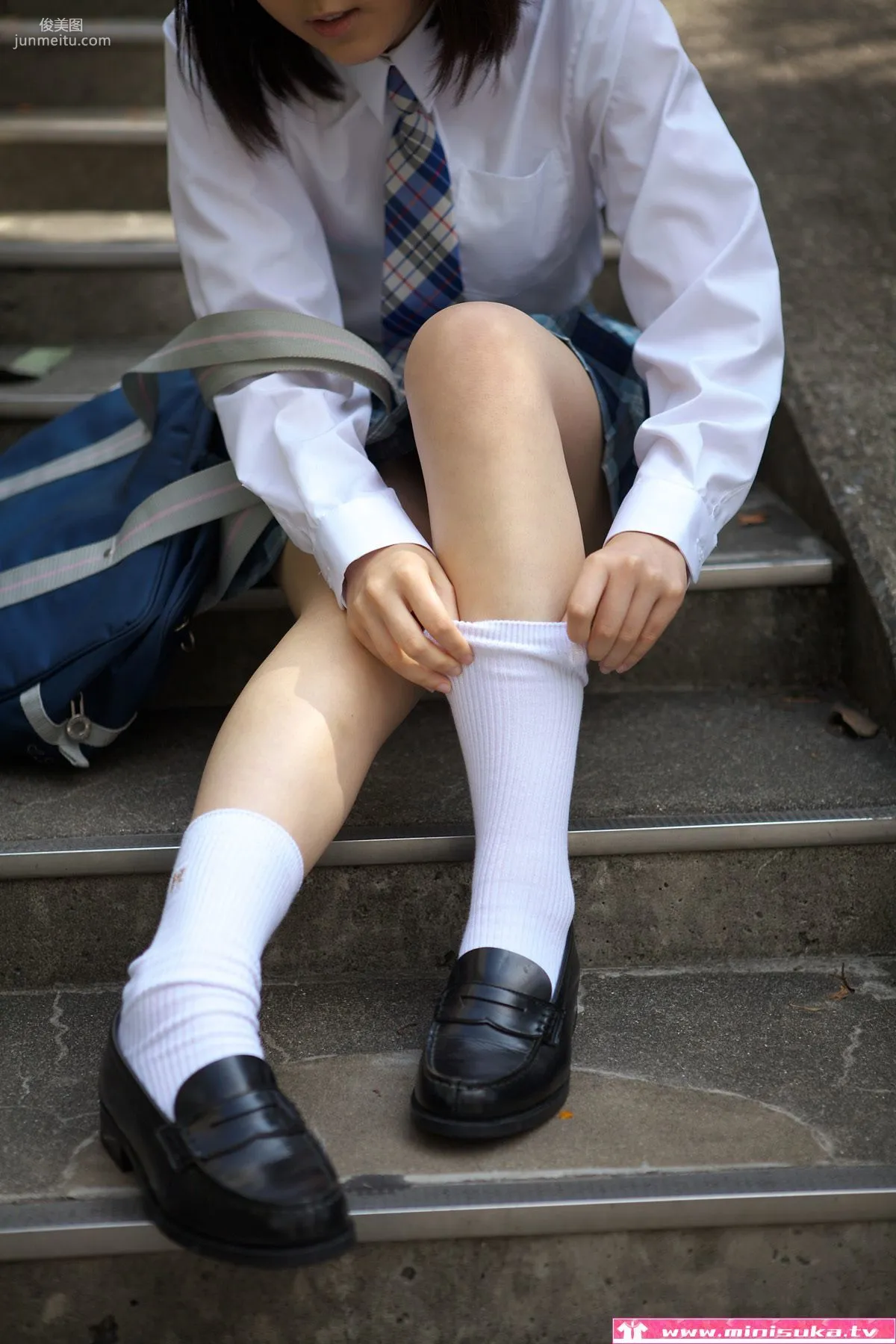 三崎鈴 現役女子高生 [Minisuka.tv] Special Gallery 寫真集 46