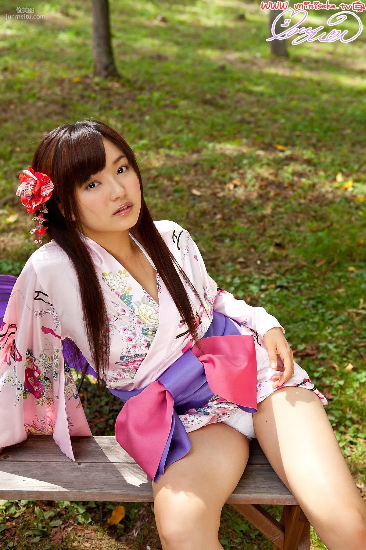 山中真由美《花鳥風月～NEOホワイトレーベル》 [Minisuka.tv] 寫真集 51
