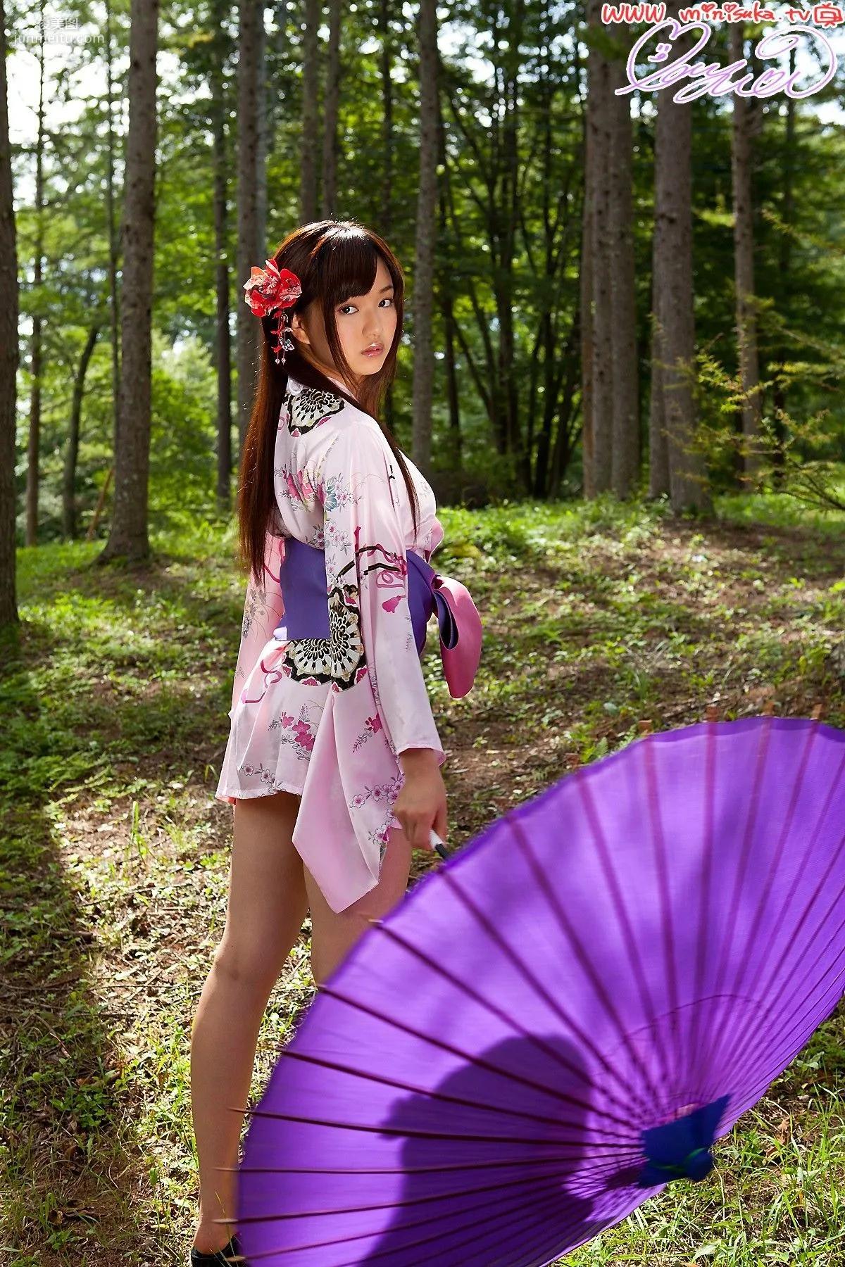 山中真由美《花鳥風月～NEOホワイトレーベル》 [Minisuka.tv] 寫真集 48