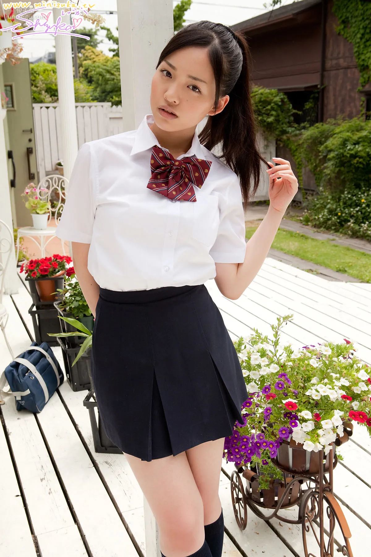 しづか Shizuka 第四部 [Minisuka.tv] 现役女子高生 写真集54