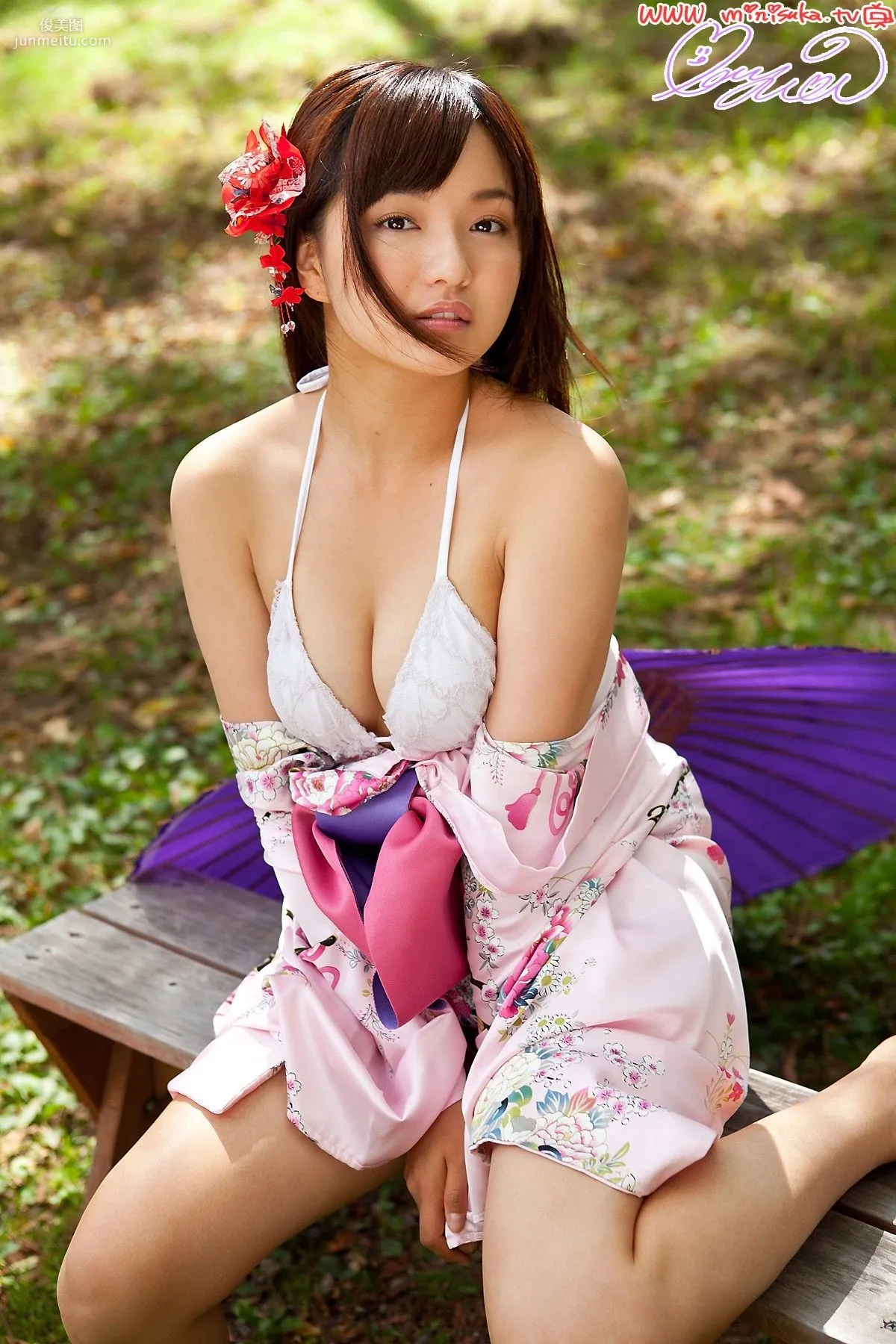 山中真由美《花鳥風月～NEOホワイトレーベル》 [Minisuka.tv] 寫真集 61