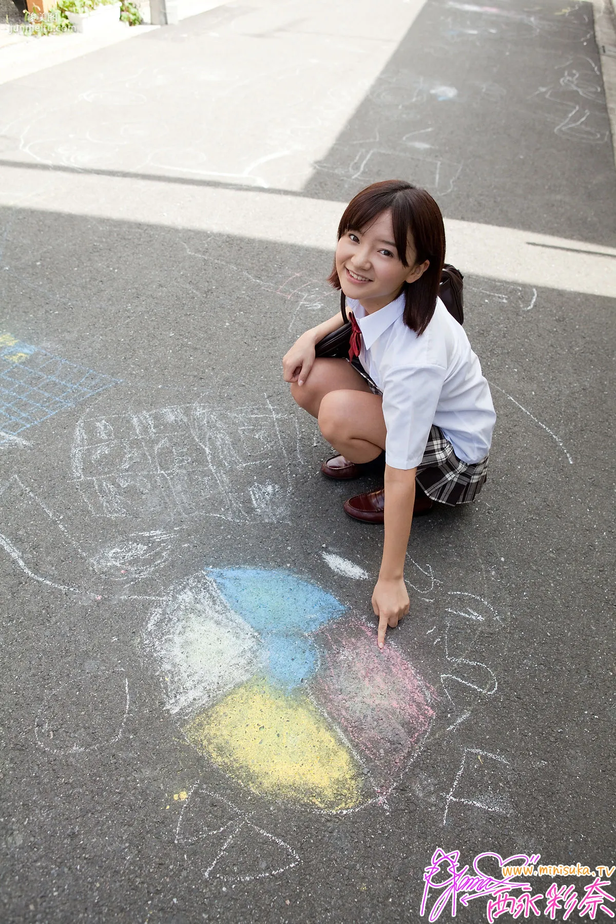 西永彩奈 Ayana Nishinaga 第十部 [Minisuka.tv] Secret Gallery 寫真集 50
