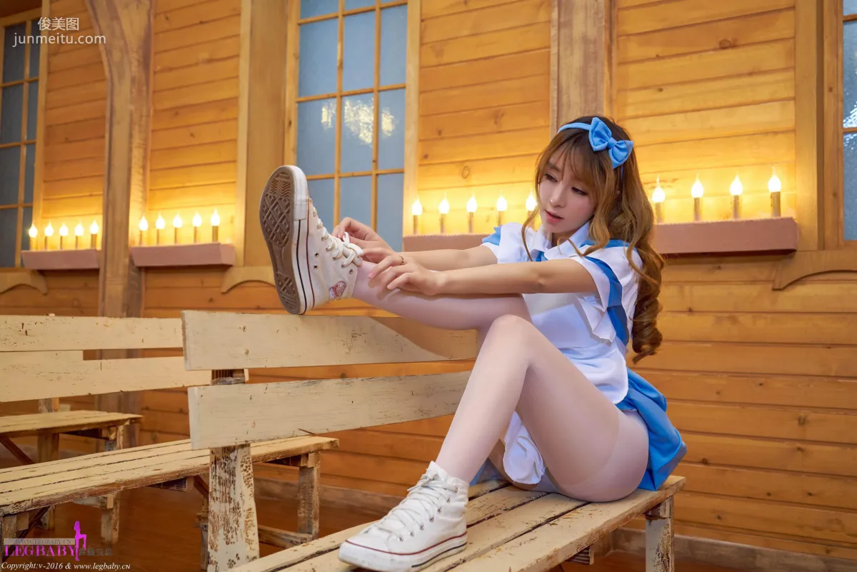 Wang Yuchun, Silk Stockings Maid Outfit [Leg Babes] V020 Photo Set photo 39