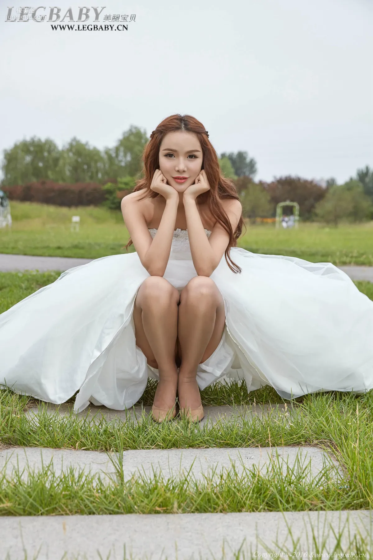 Lin Jing Stockings Bride [Leg Babes] V023 Photo Set photo 8