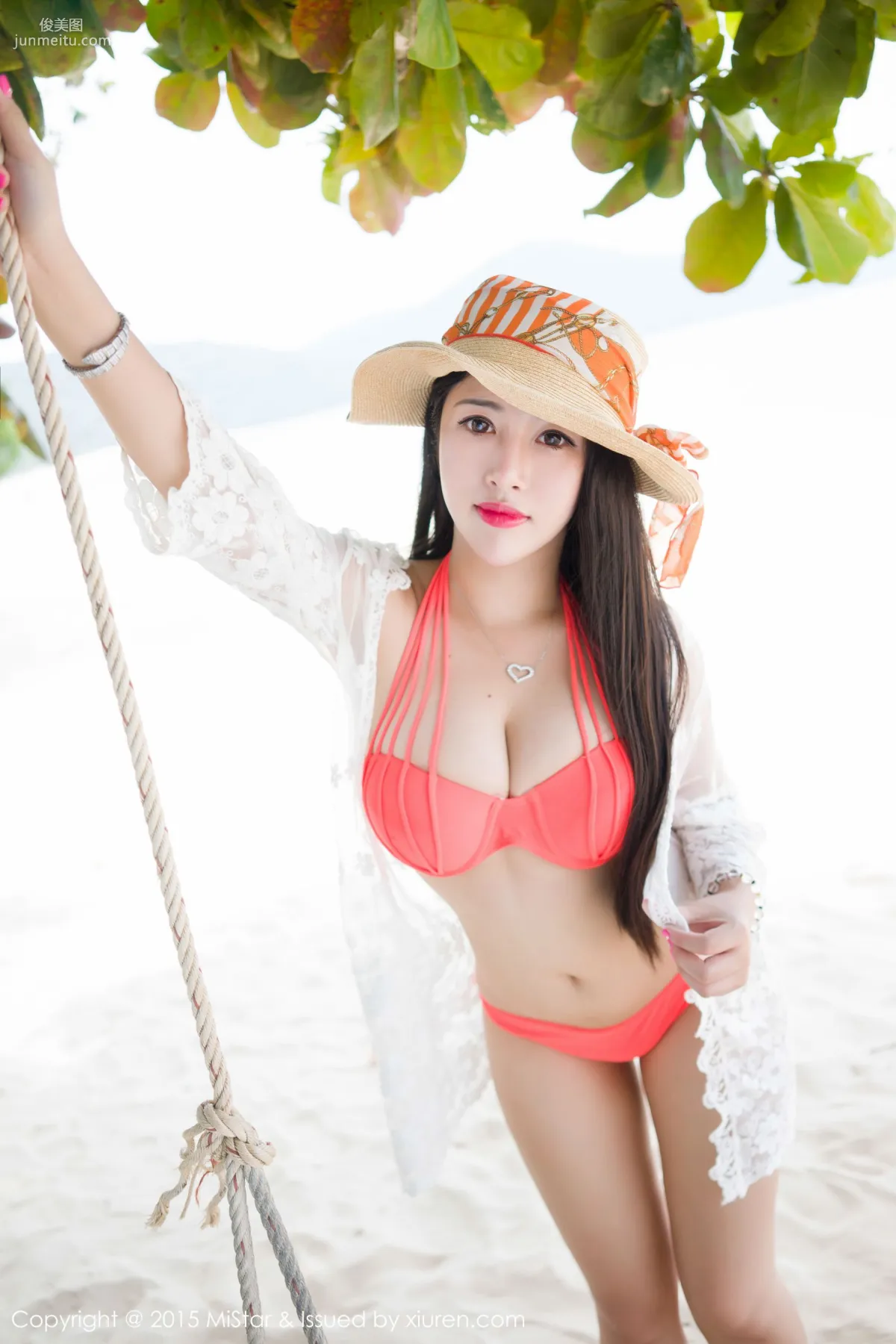 Chen Jiajia Tiffany, Phuket Travel Shoot, Black Stockings + Lace + Bikini [MiStar] Vol.036 Photo Set photo 36