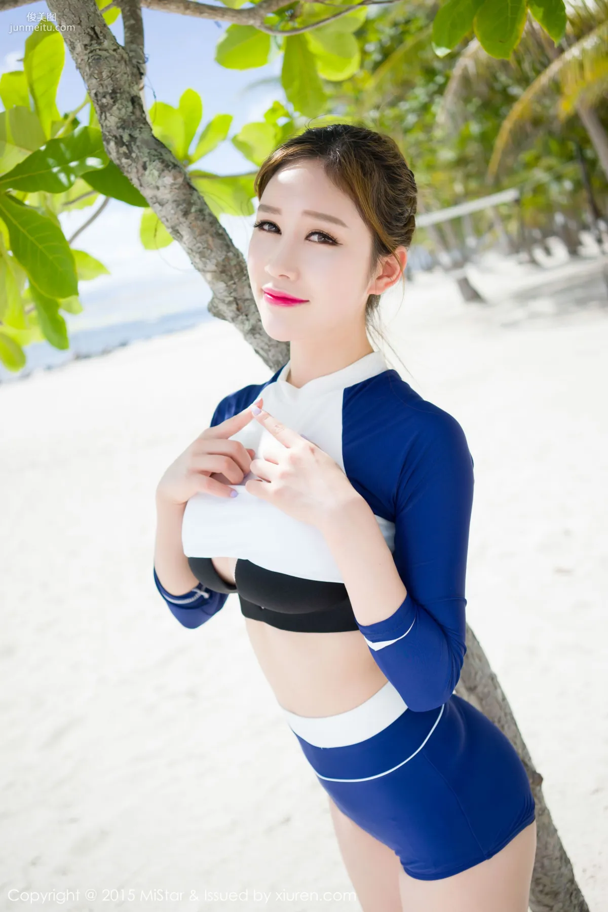 Yu Ji Una Bohol Travel Shoot Beach 2 Swimsuits [MiStar] Vol.049 Photo Set photo 2