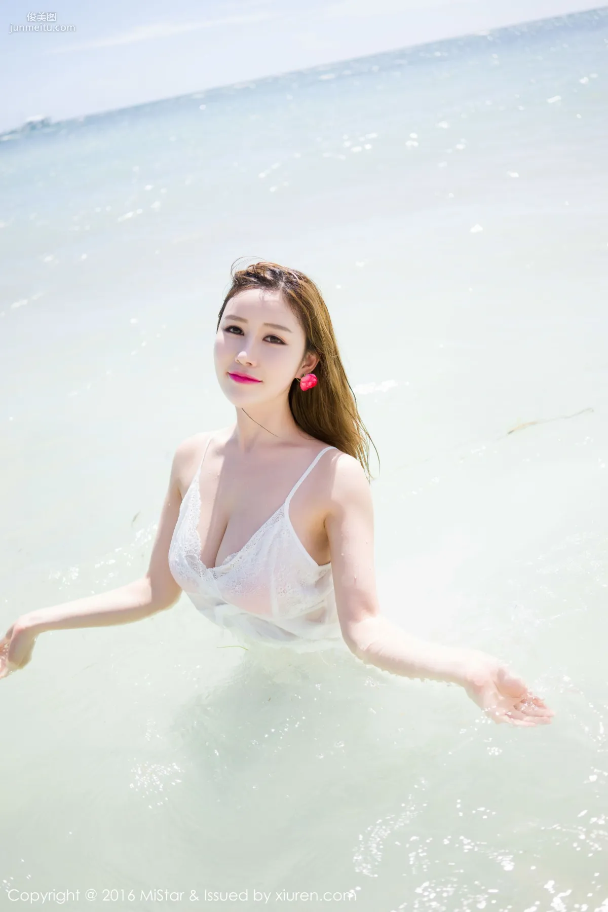 于姬Una《海滩长裙+死库水》 [魅妍社MiStar] Vol.056 写真集9
