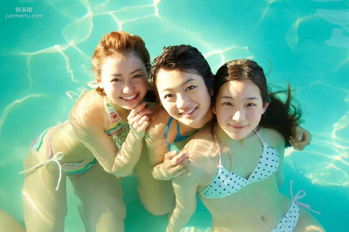 森田涼花、足立梨花、桃瀬美咲 [WPB-net] EX18 寫真集 8