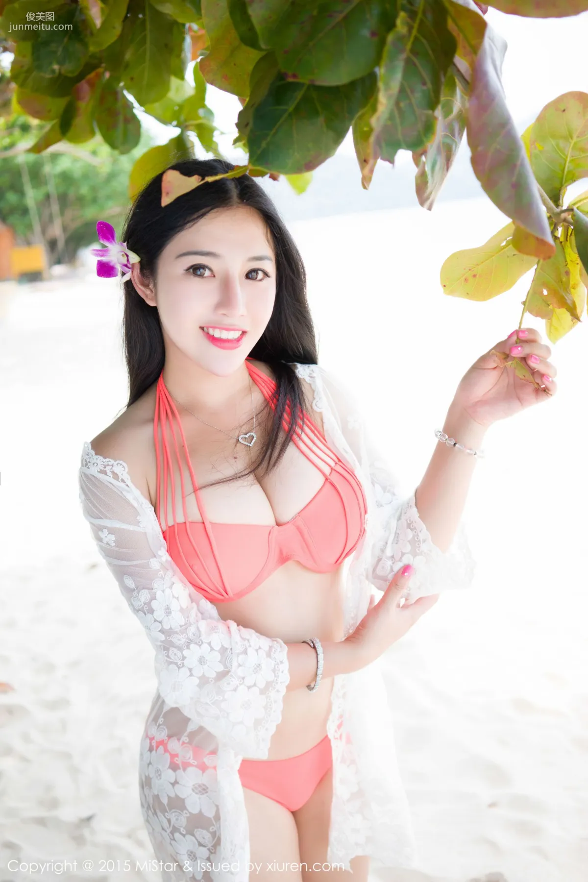 Chen Jiajia Tiffany, Phuket Travel Shoot, Black Stockings + Lace + Bikini [MiStar] Vol.036 Photo Set photo 37