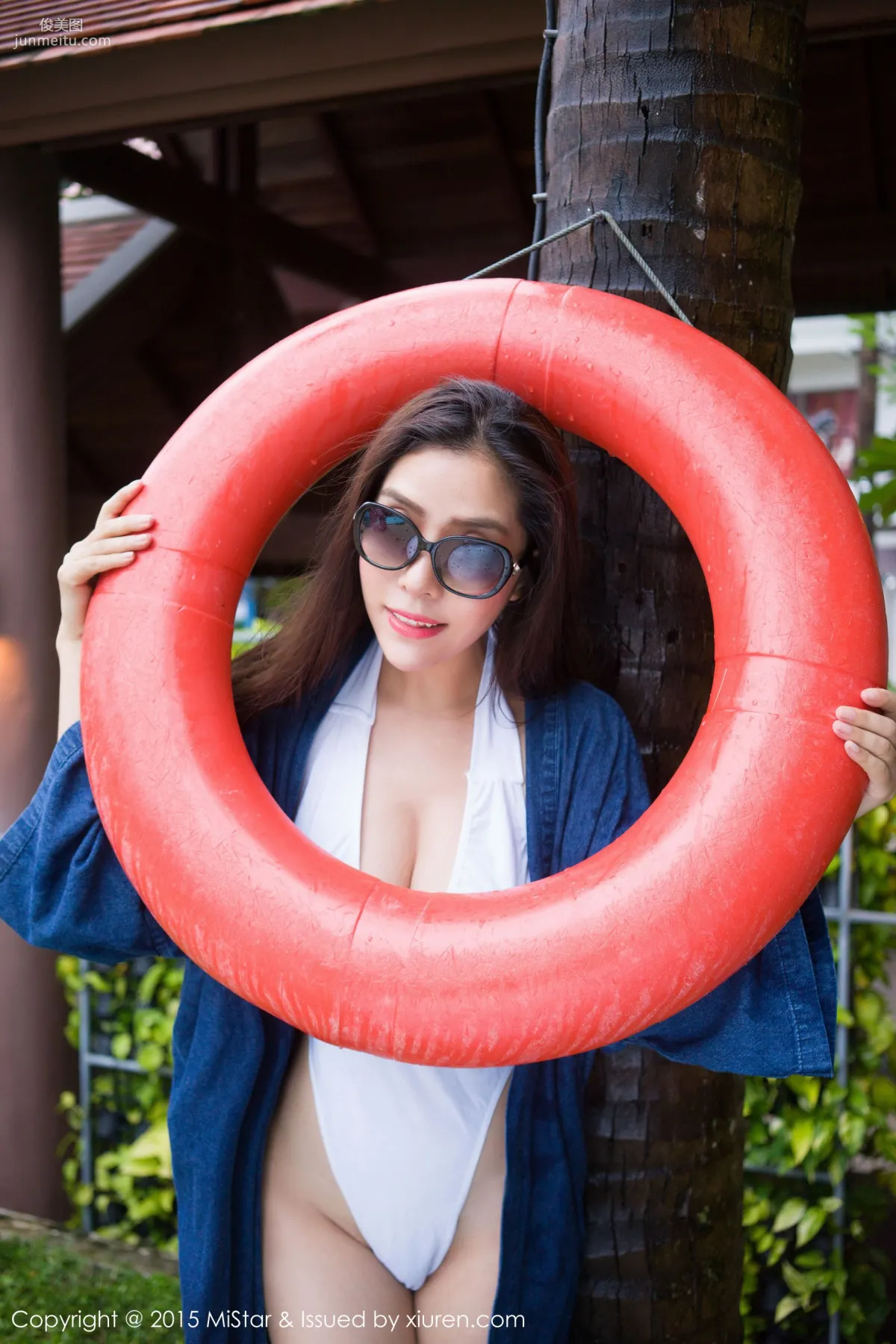 Chen Xin Phuket Travel Shoot High-Cut Bikini + Fresh Hot Pants Series [MiStar] Vol.043 Photo Set photo 24