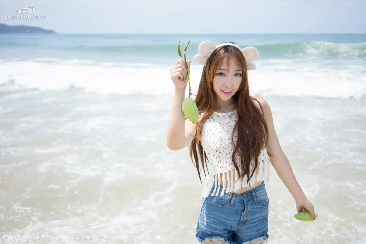 Huang Xinyuan 'Sanya Travel Shoot' Lace Bikini + Beach Series [MiStar] Vol.015 Photo Set photo 38